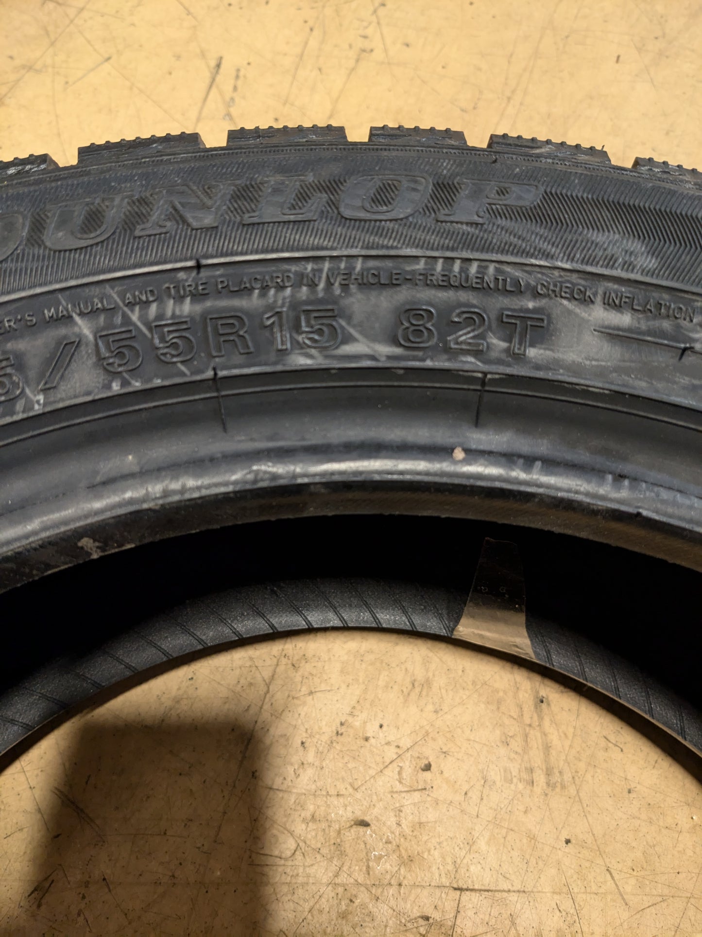 DUNLOP WINTERMAXX WM02 P 185 55 15 82T SL SNOW WINTER TIRES 266016613