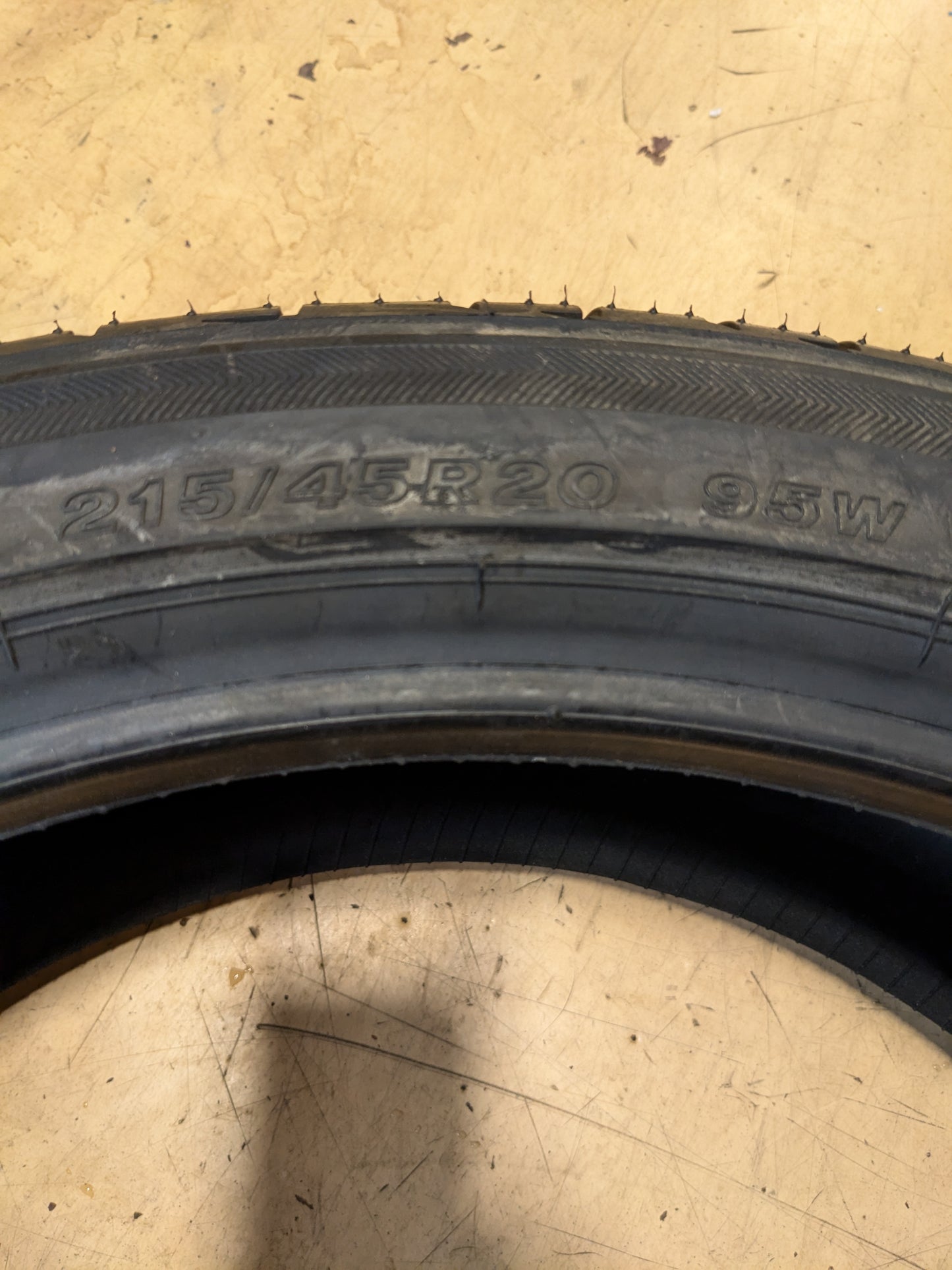 BRIDGESTONE POTENZA S001 215 45 20 95W XL SUMMER TIRE 002048