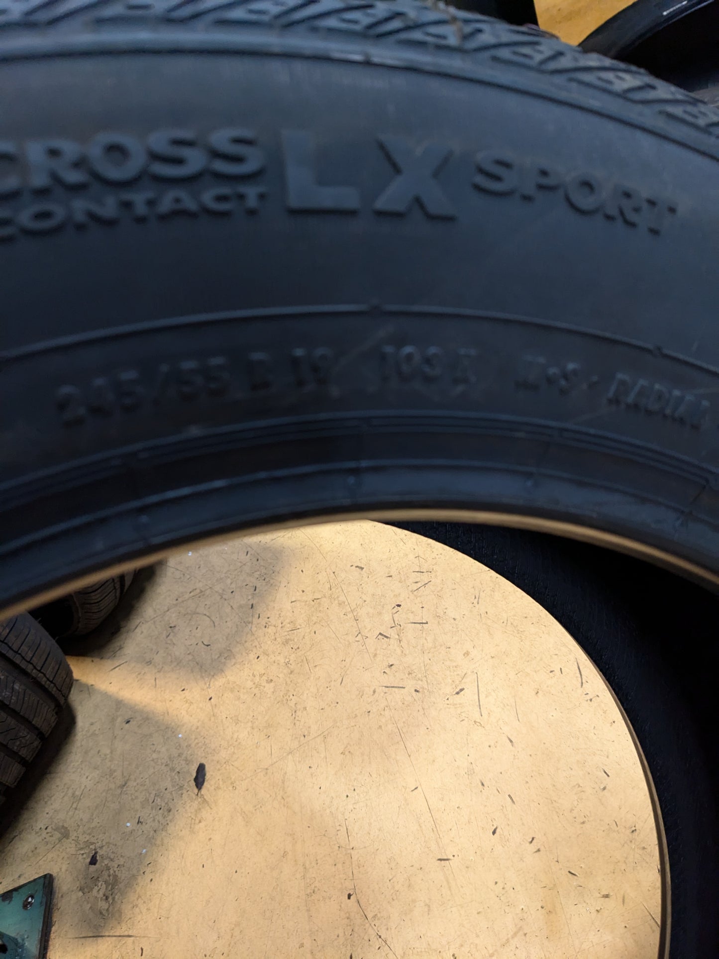 CONTINENTAL CROSSCONTACT LX SPORT P 245 55 19 103H SL ALL SEASON TIRE 04320180000