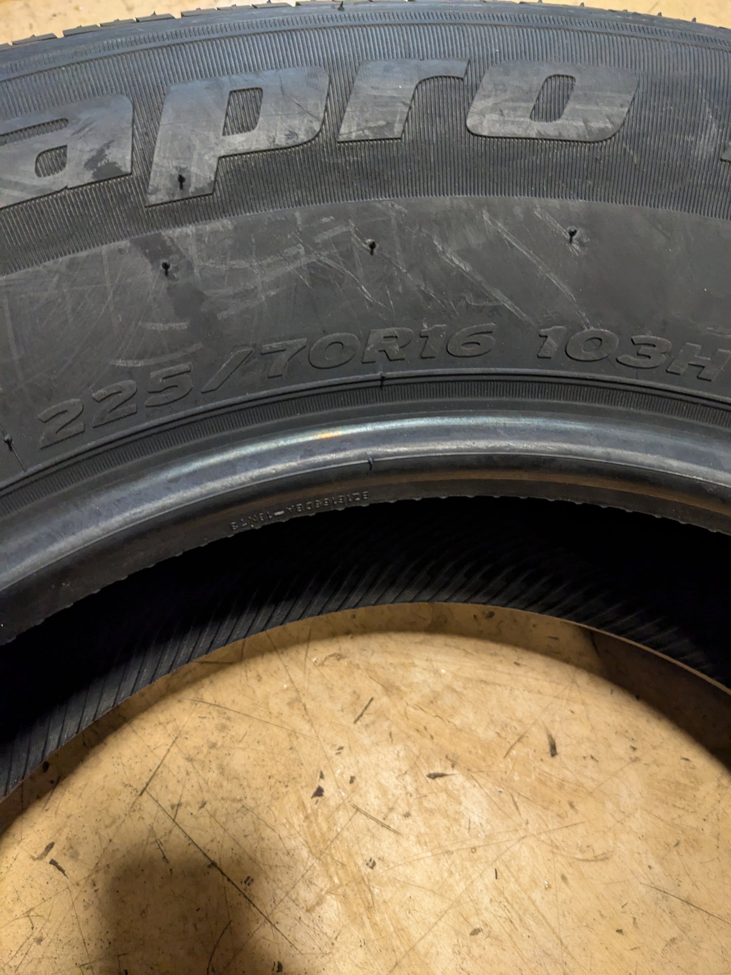 HANKOOK DYNAPRO HP2 (RA33) 225 70 16 103H ALL SEASON TIRE SL 1014139
