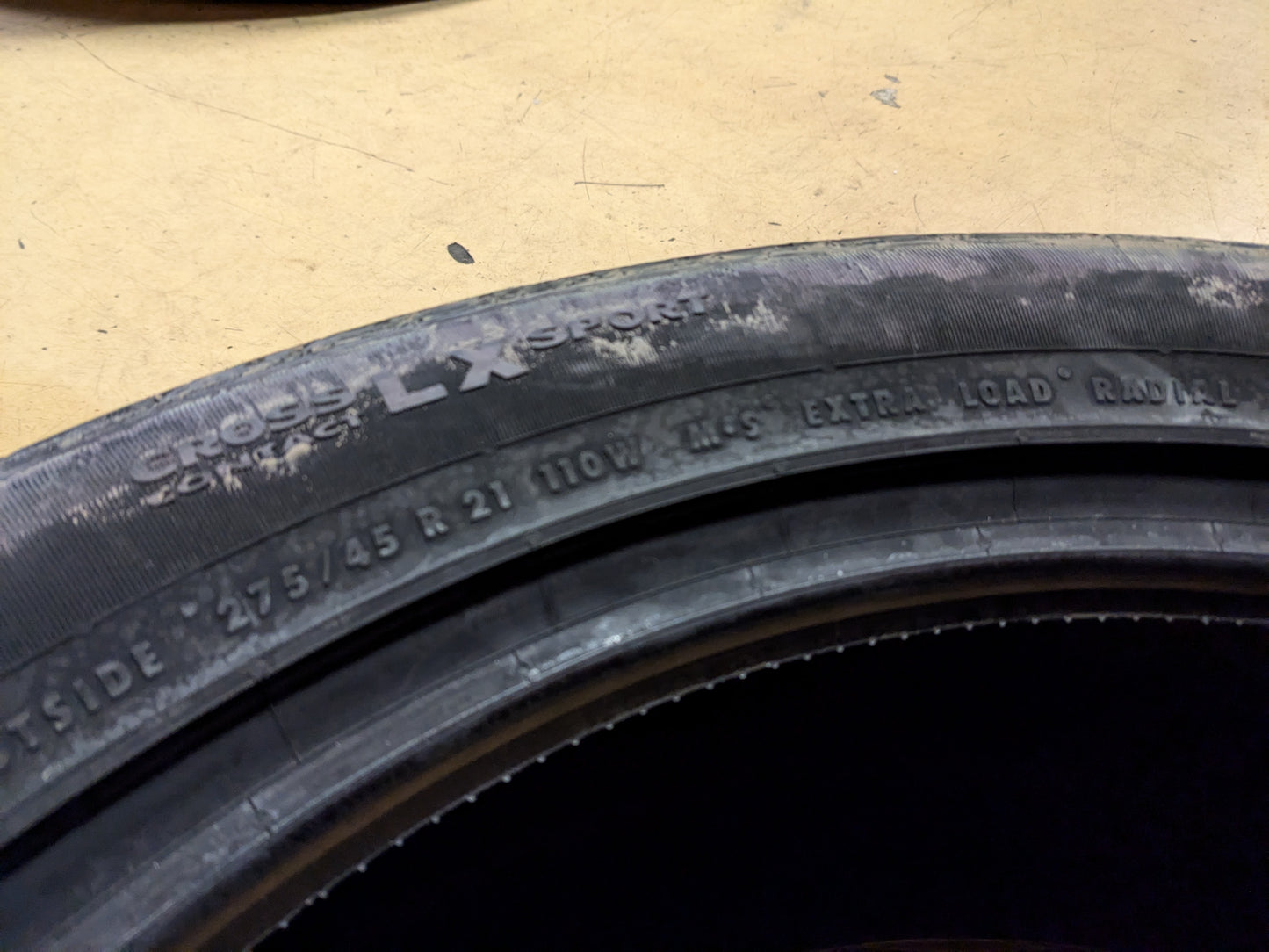 CONTINENTAL CROSS CONTACT LX SPORT BSW P 275 45 21 110W XL TIRE 03139180000