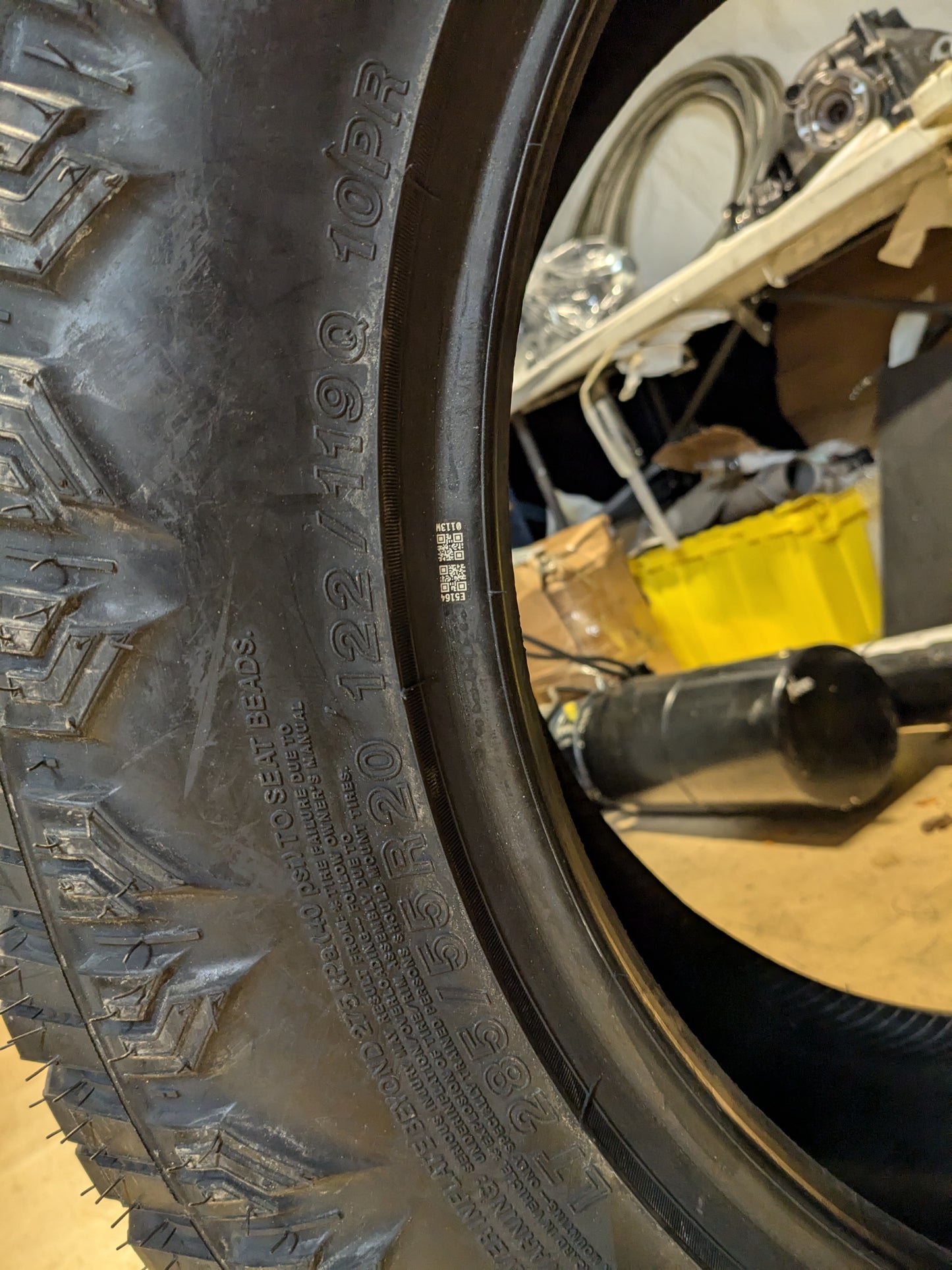 YOKOHAMA GEOLANDAR X AT BSW LT 285 55 20 122/119Q E ALL TERRAIN TIRE 110116032