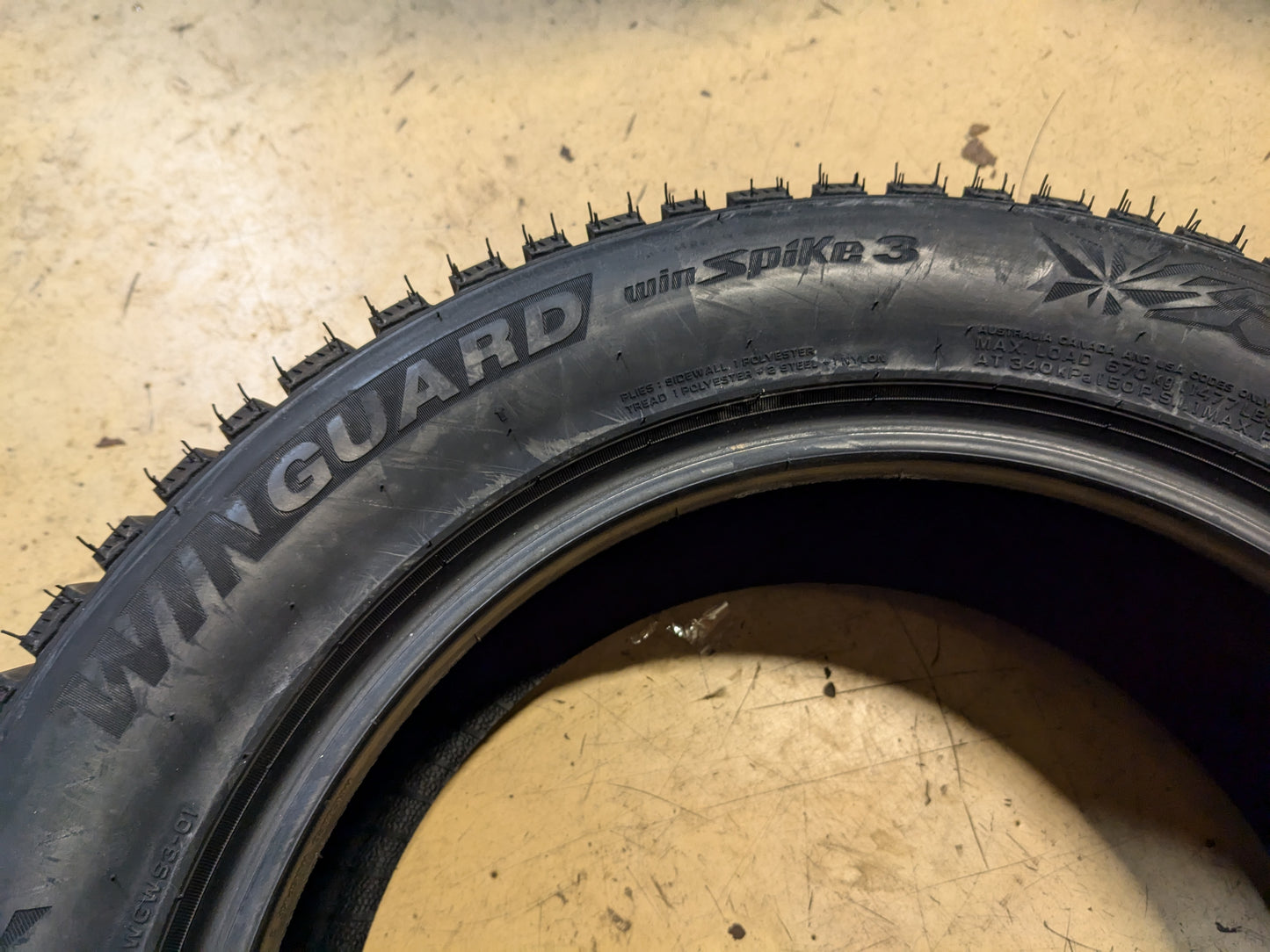 NEXEN WINGUARD WINSPIKE 3 BSW P 205 55 16 94T XL WINTER TIRE 17628NXK