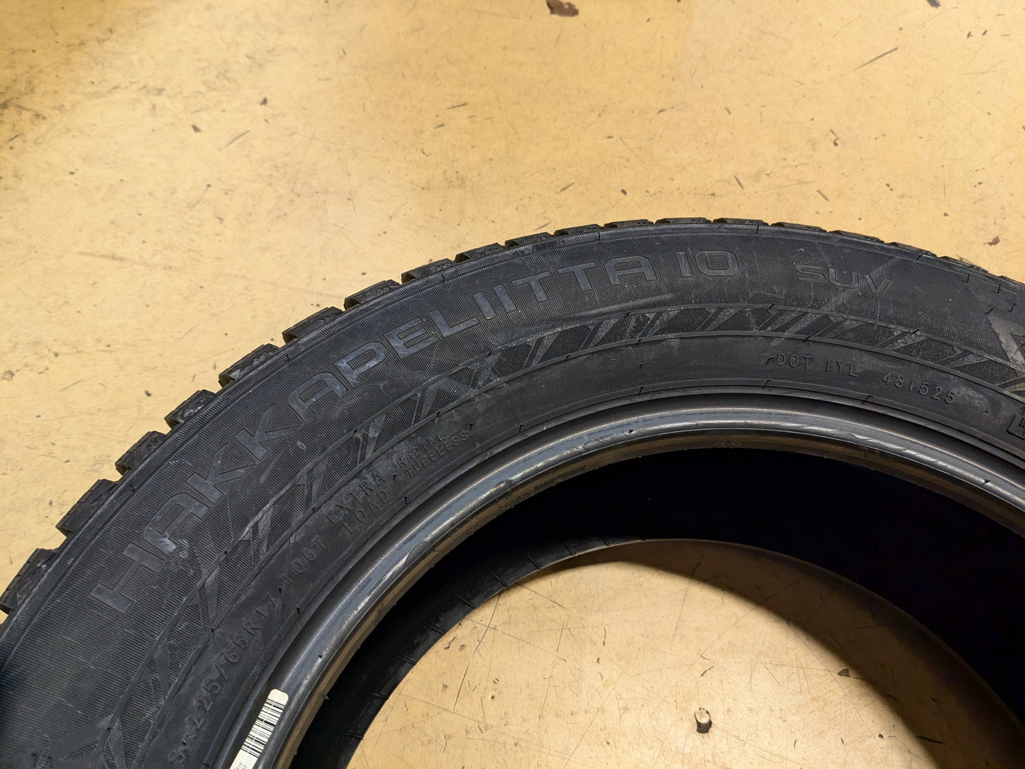NOKIAN HAKKAPELIITTA 10 SUV BSW P 225/65R17 106T XL WINTER TIRE TS32477