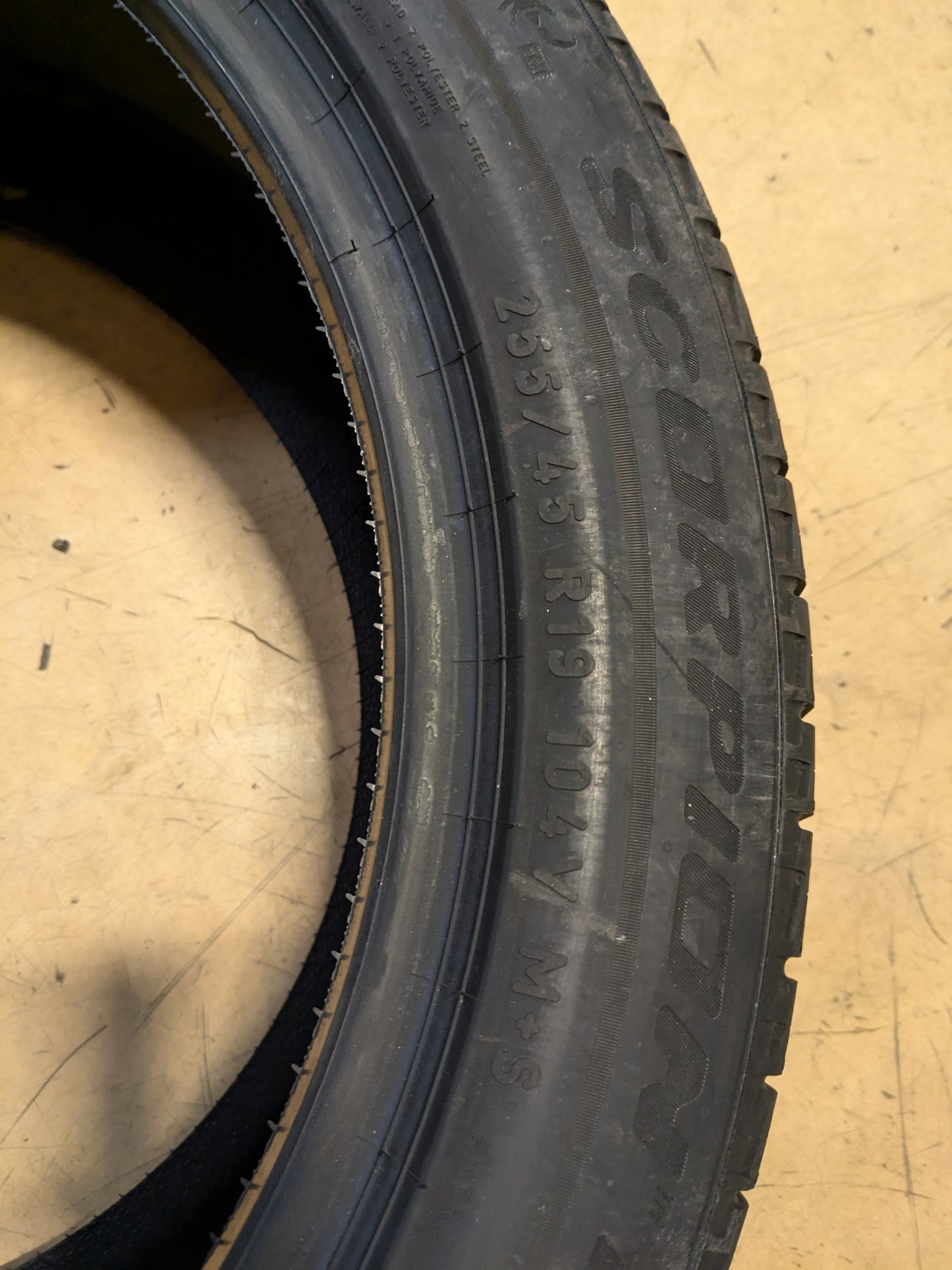 PIRELLI SCORPION MS BSW P 255 45 19 104V XL ALL SEASON TIRE 4243200