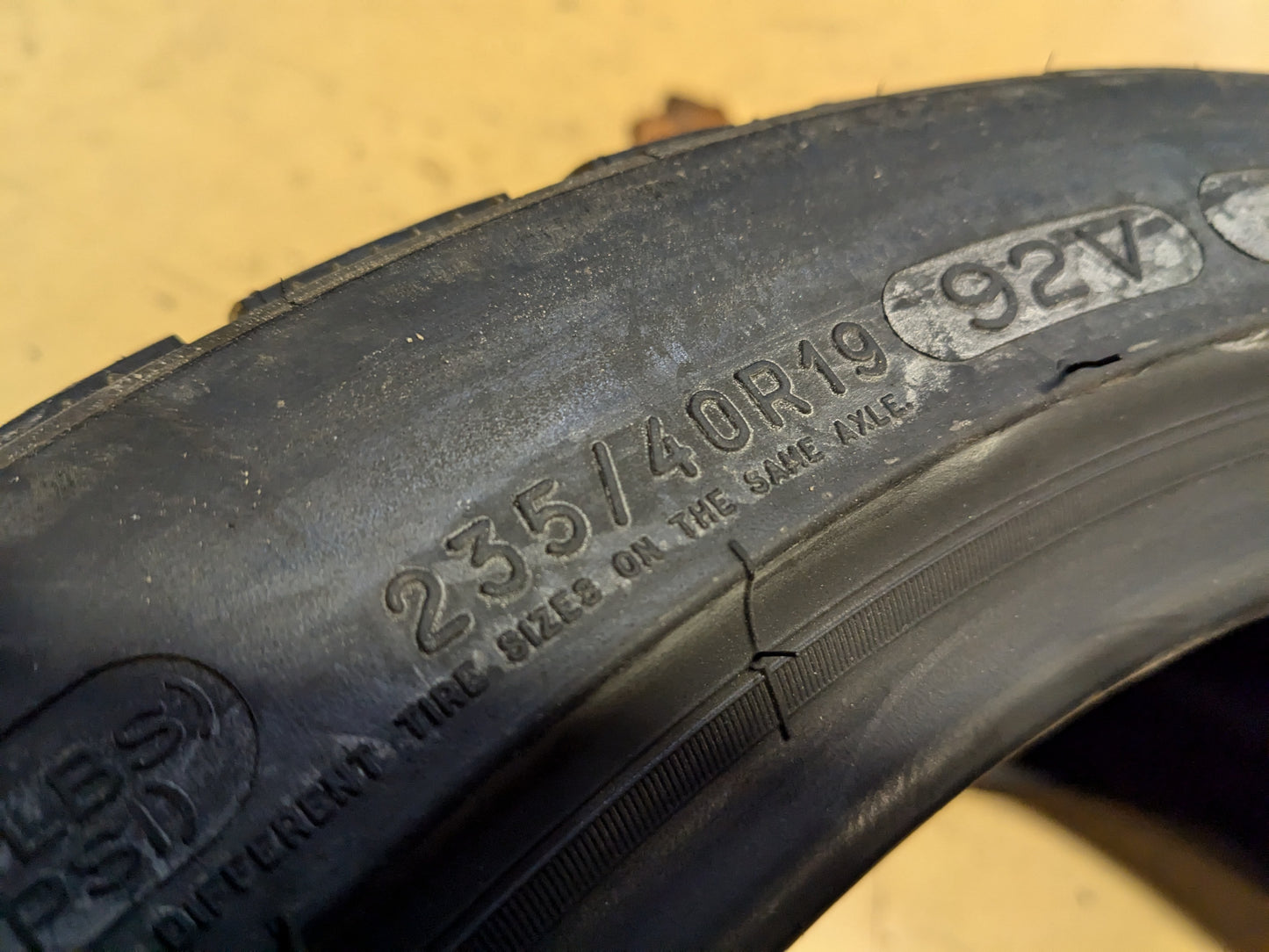 MICHELIN PILOT ALPIN PA4 BSW P 235 40 19 92V WINTER TIRE 37731