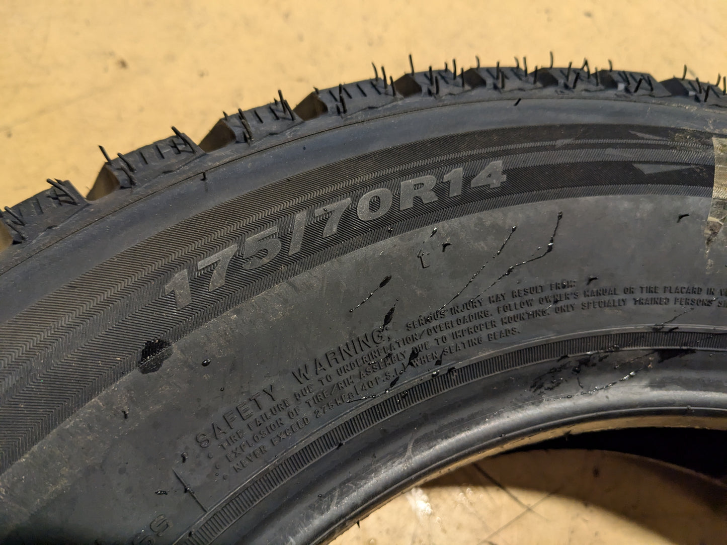 NEXEN WINGUARD WINSPIKE 3 BSW P 175 70 14 84T SL WINTER TIRE 18399NXK