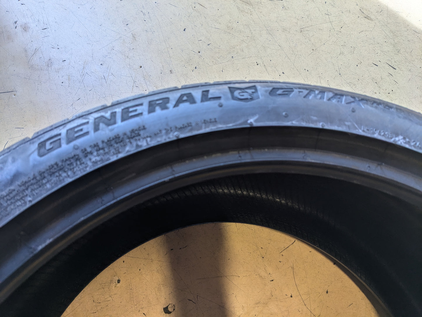 GENERAL G-MAX RS BSW P 255 35 19 96Y XL UHP SUMMER TIRE 15494270000