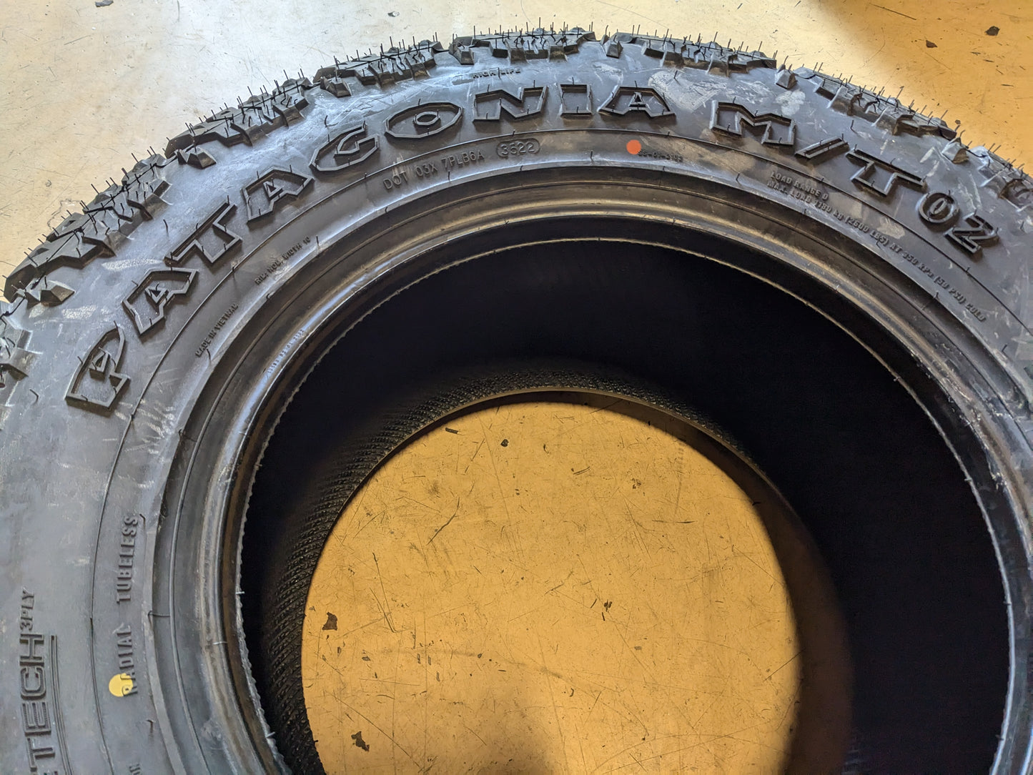 MILESTAR PATAGONIA M/T-02 BSW LT 33 12.50 17 114Q D MUD TERRAIN TIRE 22229008
