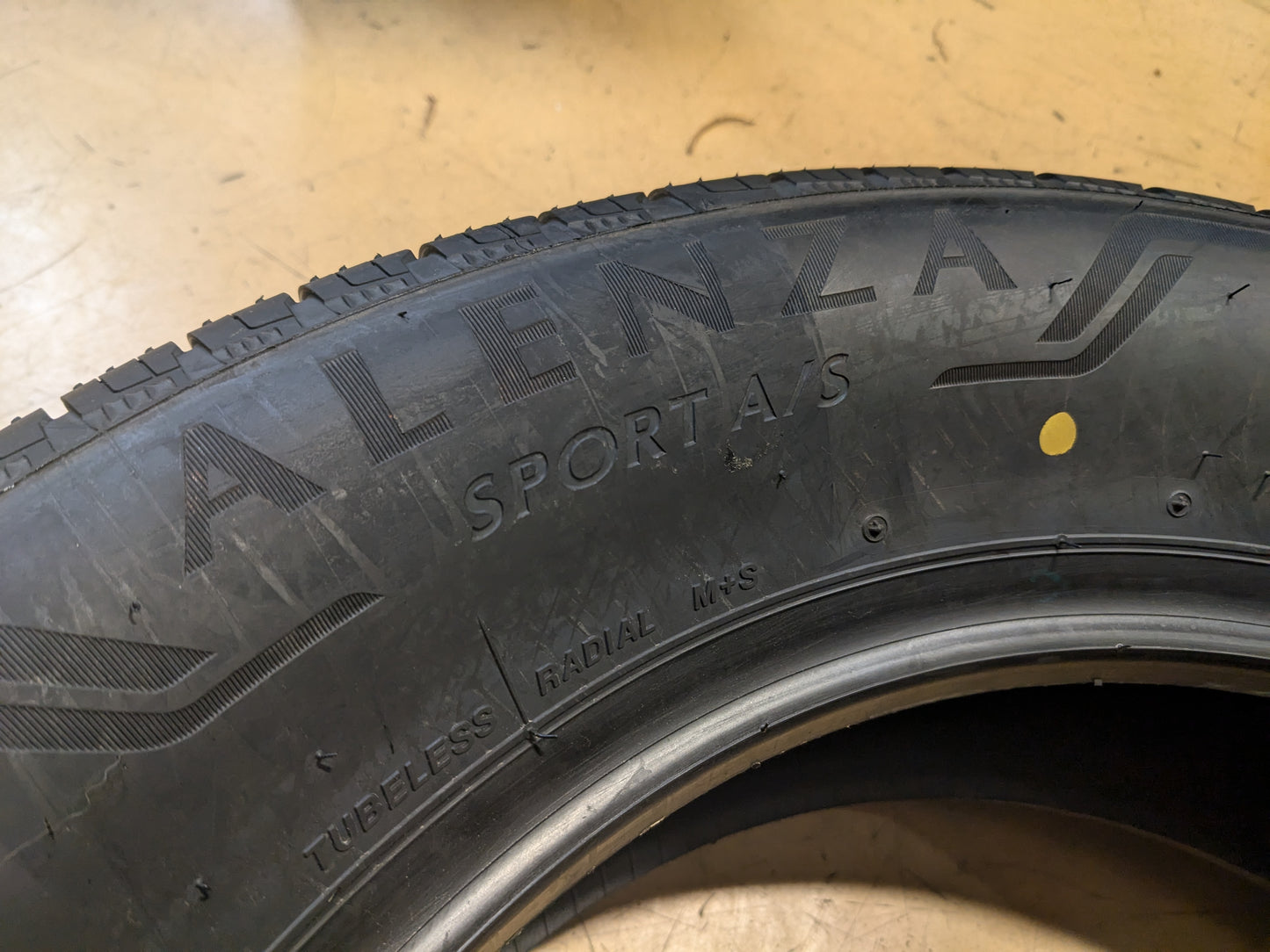 BRIDGESTONE ALENZA SPORT A/S BSW P 235 60 18 103H SL UHP ALL SEASON TIRE 012427