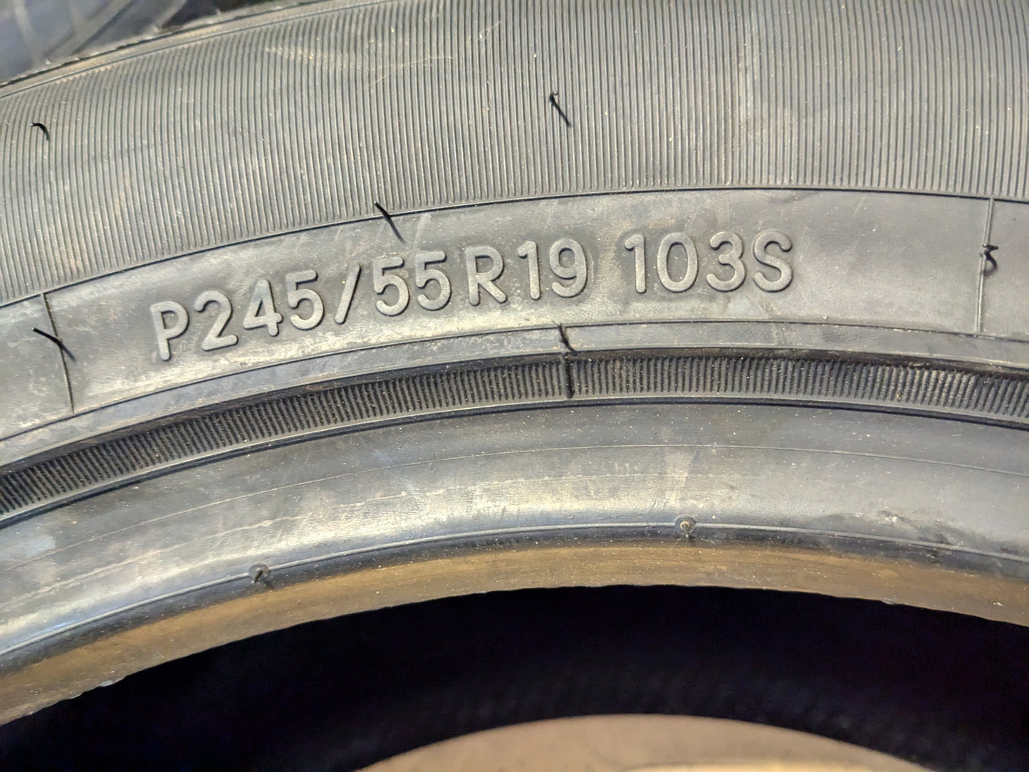 NOS NITTO CROSSTEK BSW P 245 55 19 103S ALL SEASON TIRE 452130