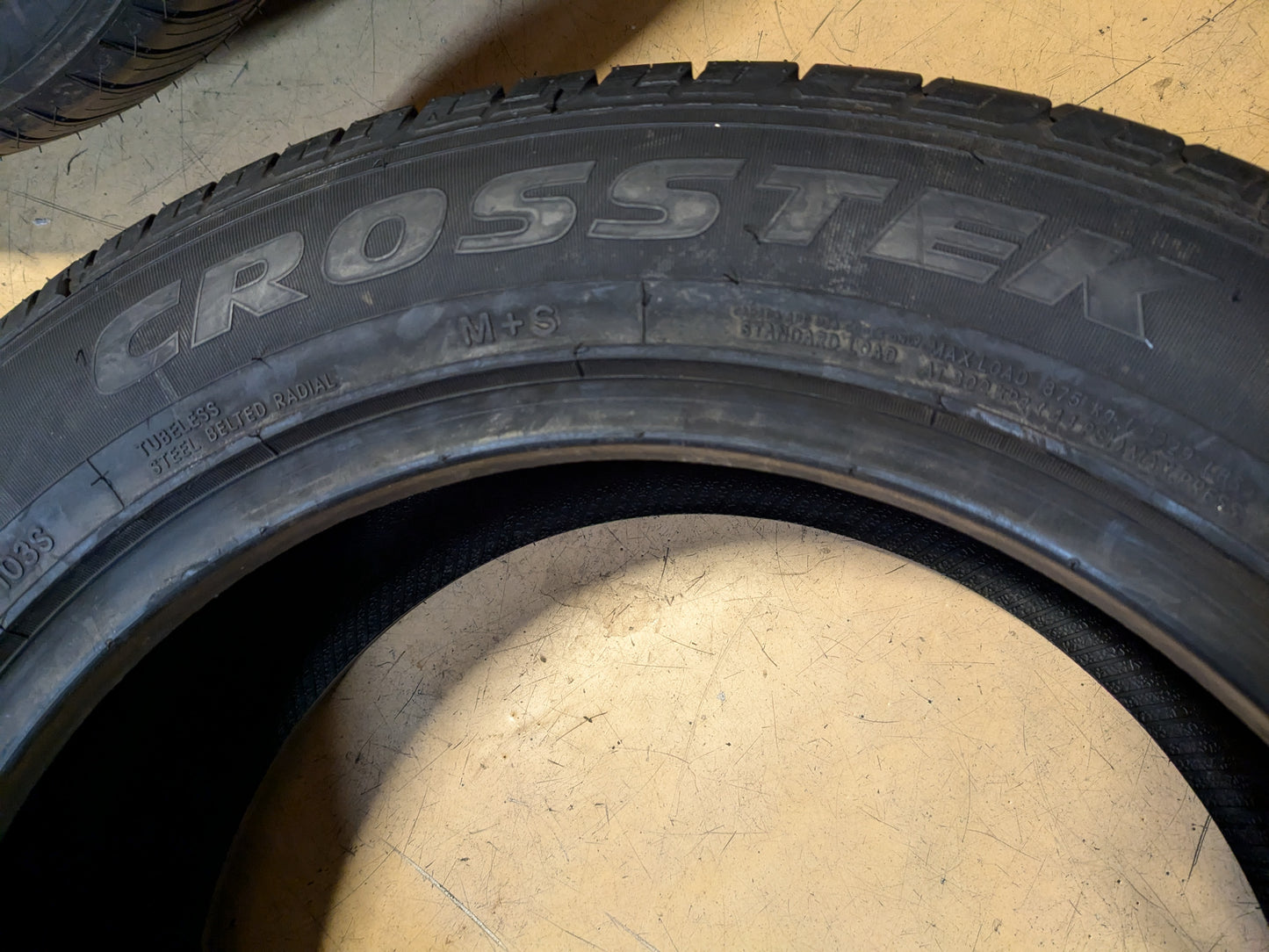 NOS NITTO CROSSTEK BSW P 245 55 19 103S ALL SEASON TIRE 452130