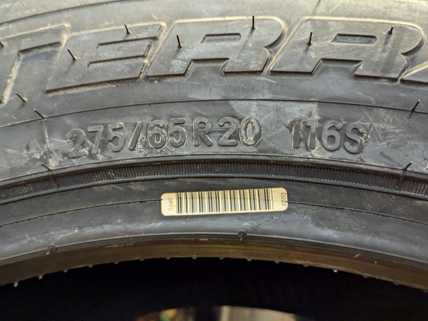 NITTO TERRA GRAPPLER G2 BSW P 275 65 20 116S SL TIRE 216050