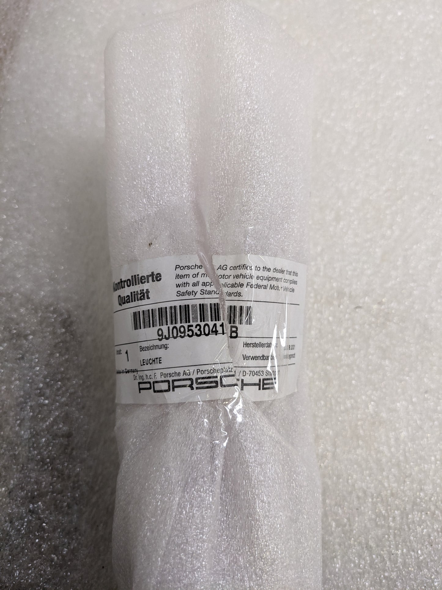 PORSCHE 9J0953041B TURN SIGNAL REPEATER LEFT FOR 2019-2023 TAYCAN NEW R23T6