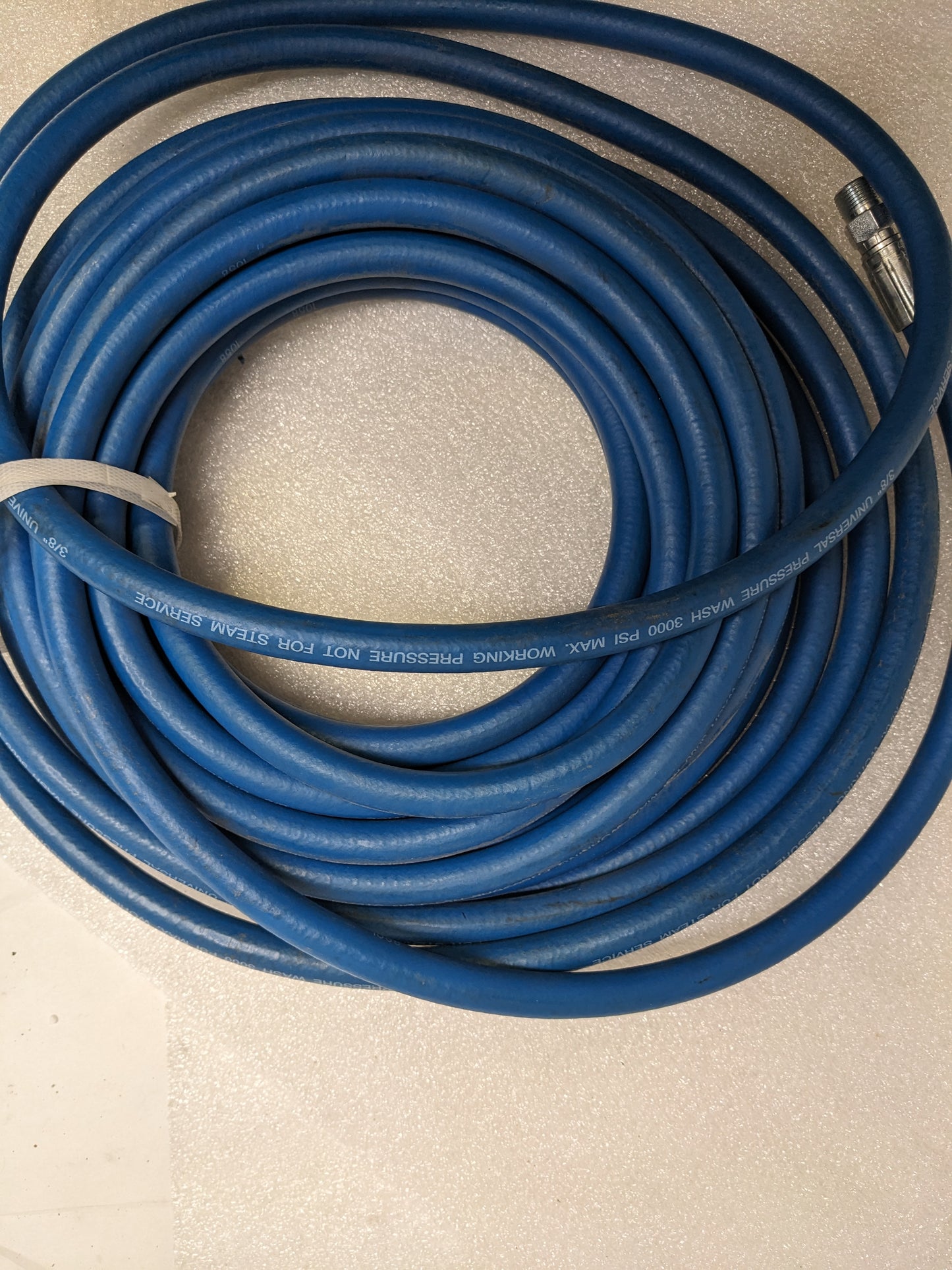 UNBRANDED PRESSURE WASHER HOSE 3/8 IN 50FT NEOPRENE BLUE NEW R8