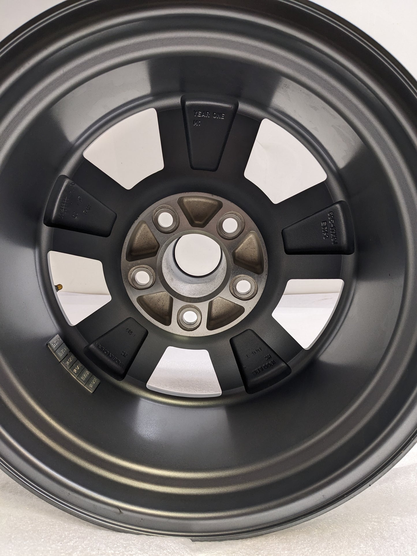YEAR ONE ZW179GUN 5-SPOKE 17X9" 5" 00MM GRAY WHEEL FOR 1970-1981 CAMARO NEW B2