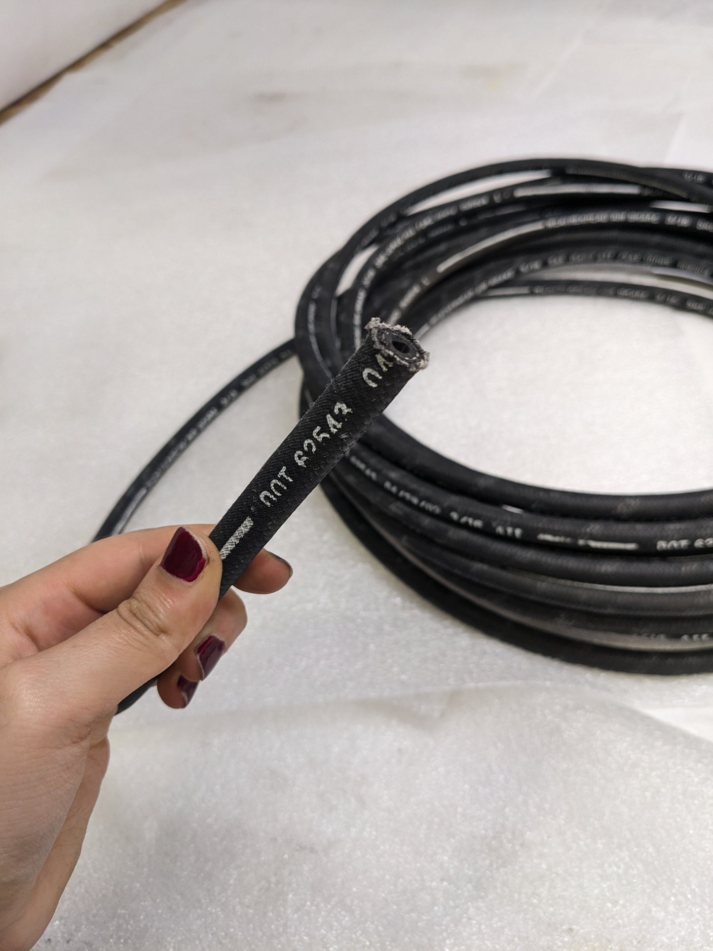 WEATHERHEAD H06904 TRUCK HYDRAULIC HOSE 50FT LENGTH 3/16 NEW R14