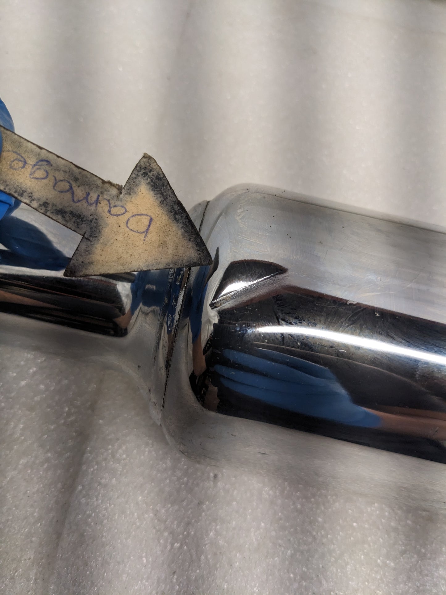 (DENTED) SUPERTRAPP 027-6514 SE MODEL LEFT SIDE MUFFLER FOR HARLEY-DAVIDSON NEW R19