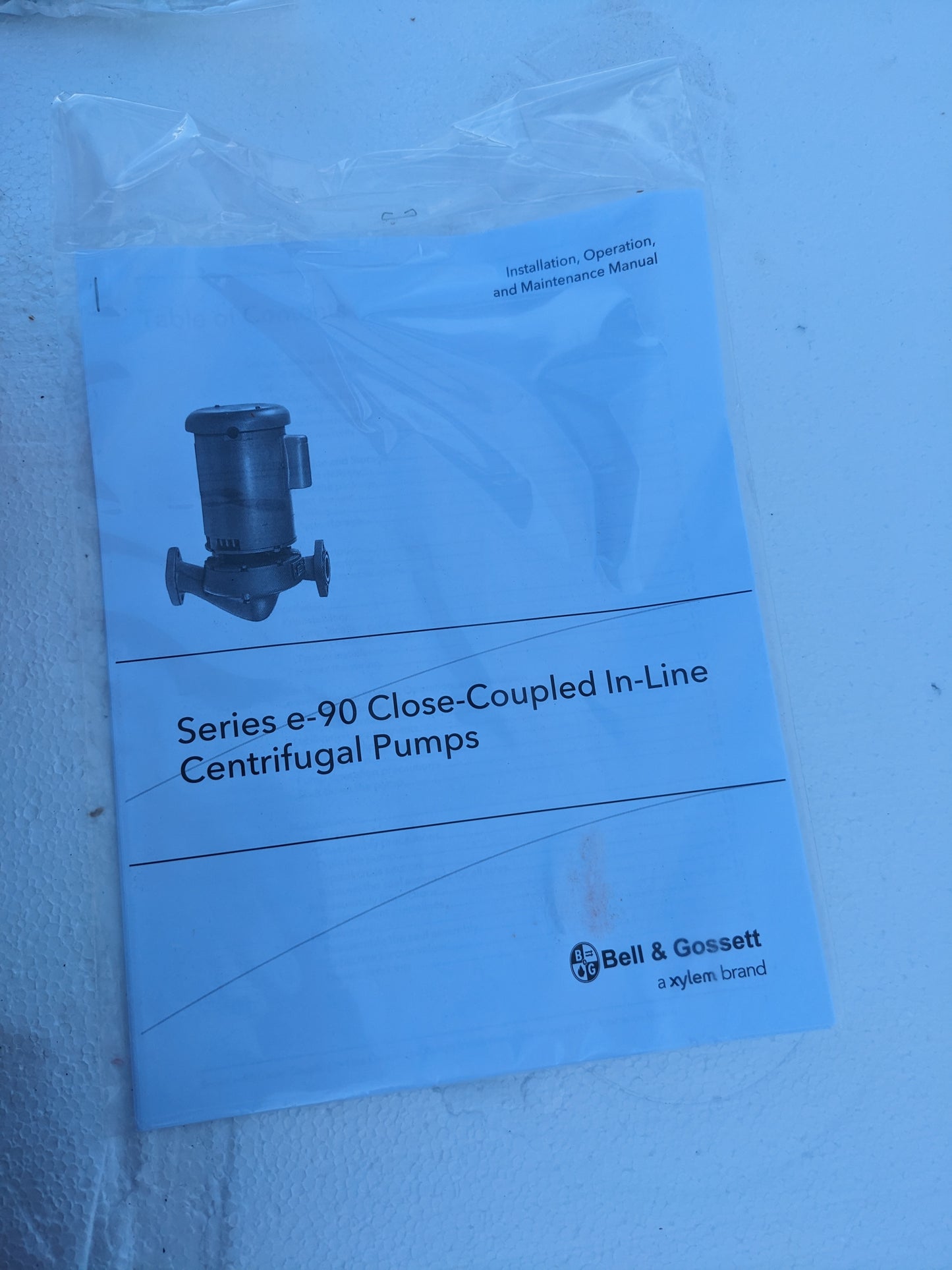 (DAMAGED) BELL & GOSSETT SERIES E90 PUMP 2AB 7BF 2HP 208-230/460V 60HZ NEW S-343