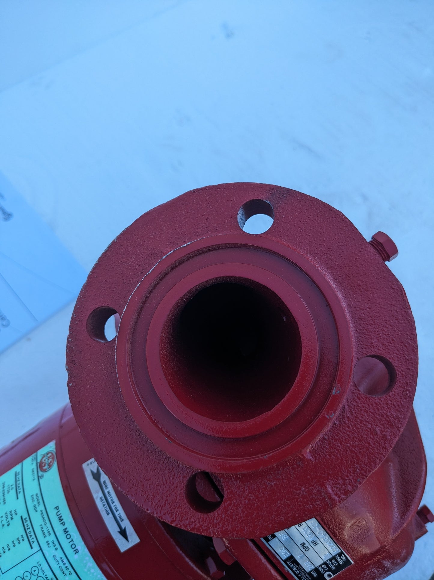 (DAMAGED) BELL & GOSSETT SERIES E90 PUMP 2AB 7BF 2HP 208-230/460V 60HZ NEW S-343