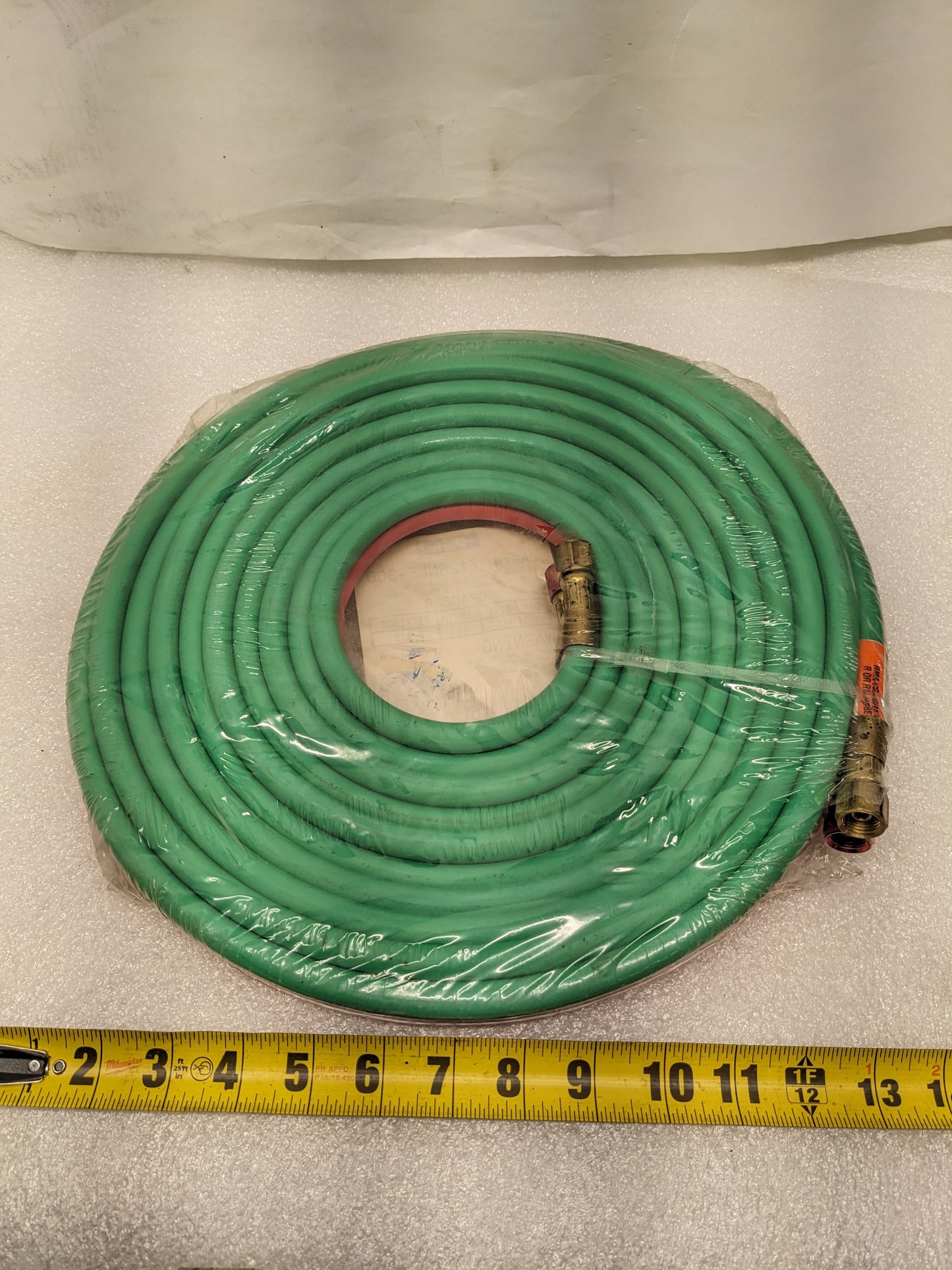 PARKER 7126NLF-300 GRADE R 25' TWIN WELDING HOSE 1/4" ID 200 PSI WP NEW R12