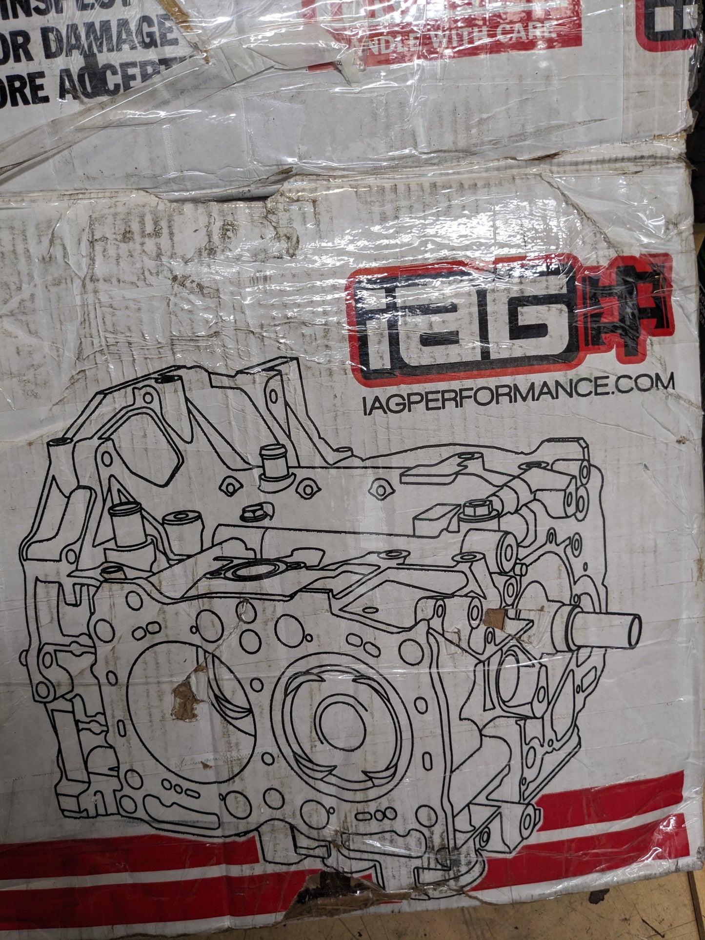 IAG IAG-ENG-S115 2.5L CLOSED DECK SHORT BLOCK 1150 BHP FOR SUBARU WRX/STI/LGT/FXT NEW B3B2