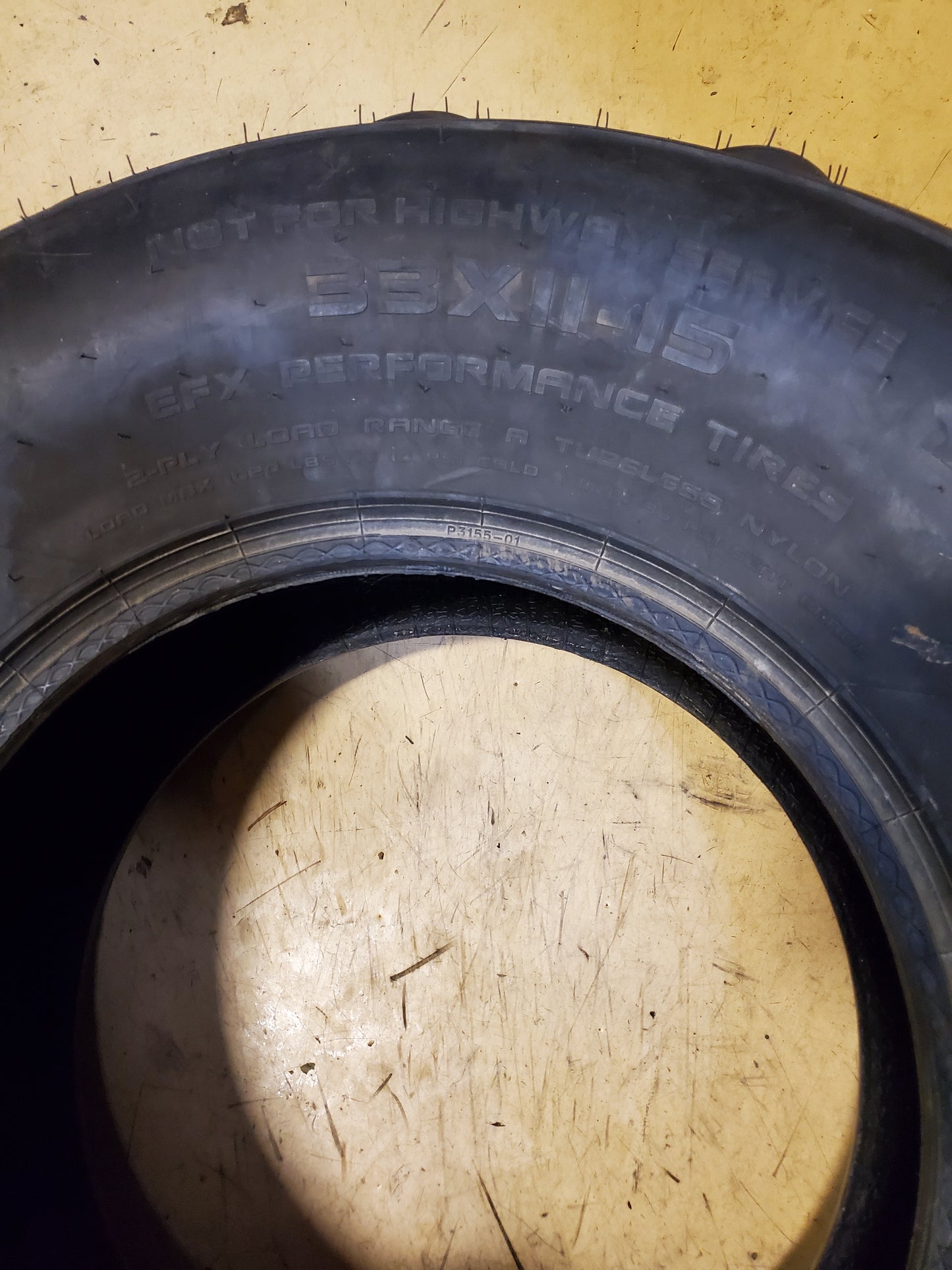 EFX SANDSLINGER BSW 33 11 15 2PLY SAND TIRE SS331115
