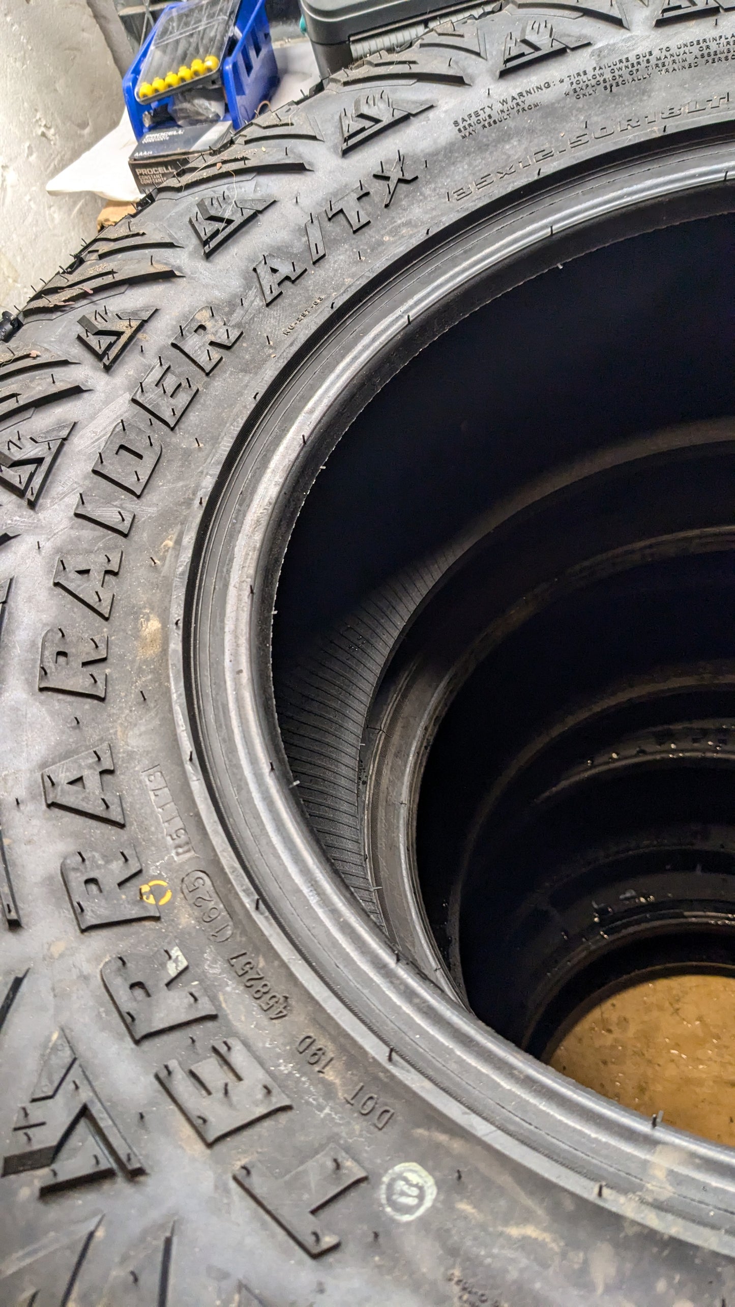 DELIUM TERRA RAIDER ATX BSW LT 35 12.5 18 128Q 12PLY ALL TERRAIN TIRE D265281