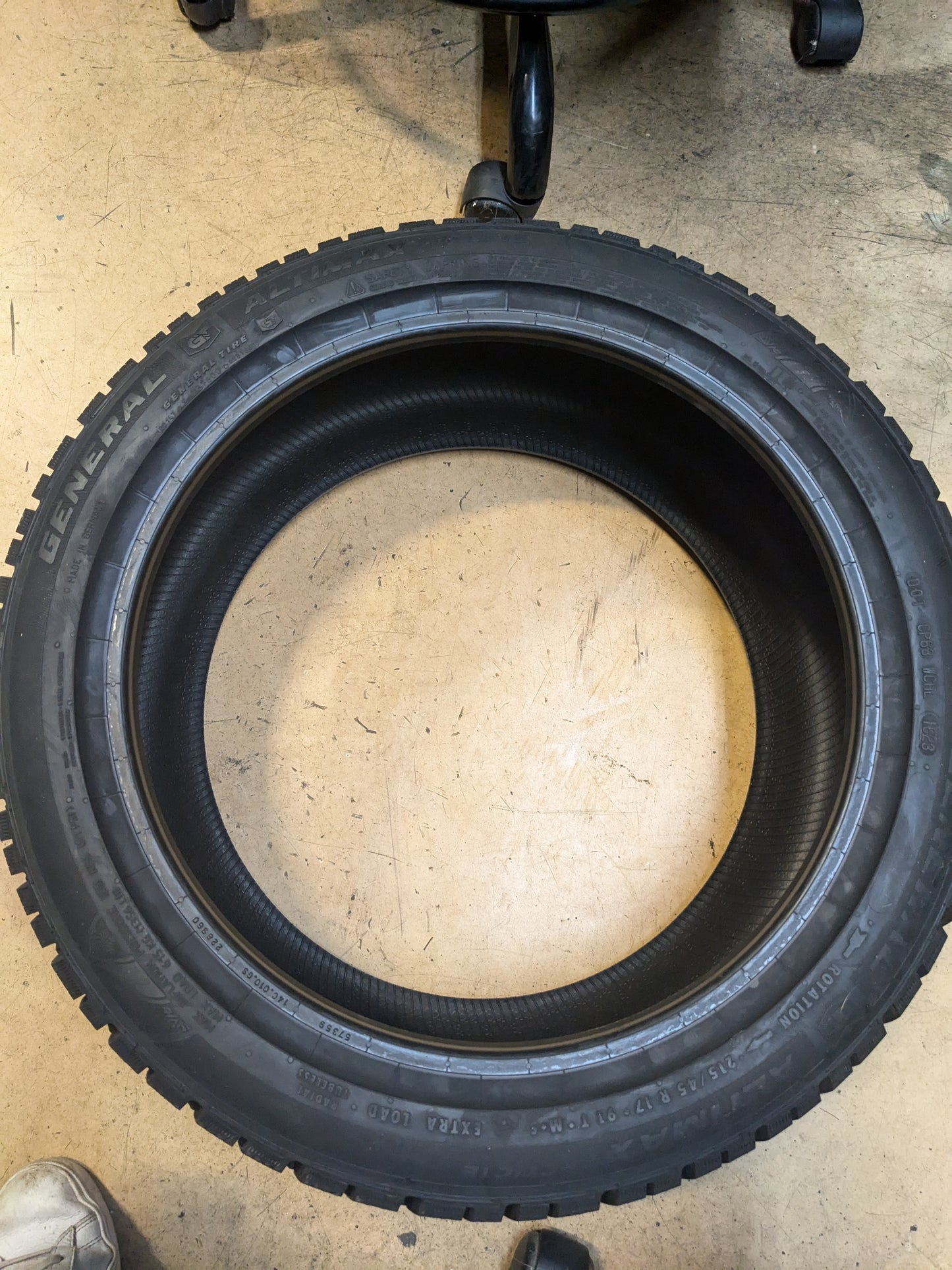 GENERAL ALTIMAX ARCTIC 12 (STUDDED) BSW P 215 45 17 91T XL WINTER/SNOW TIRE 15502990000