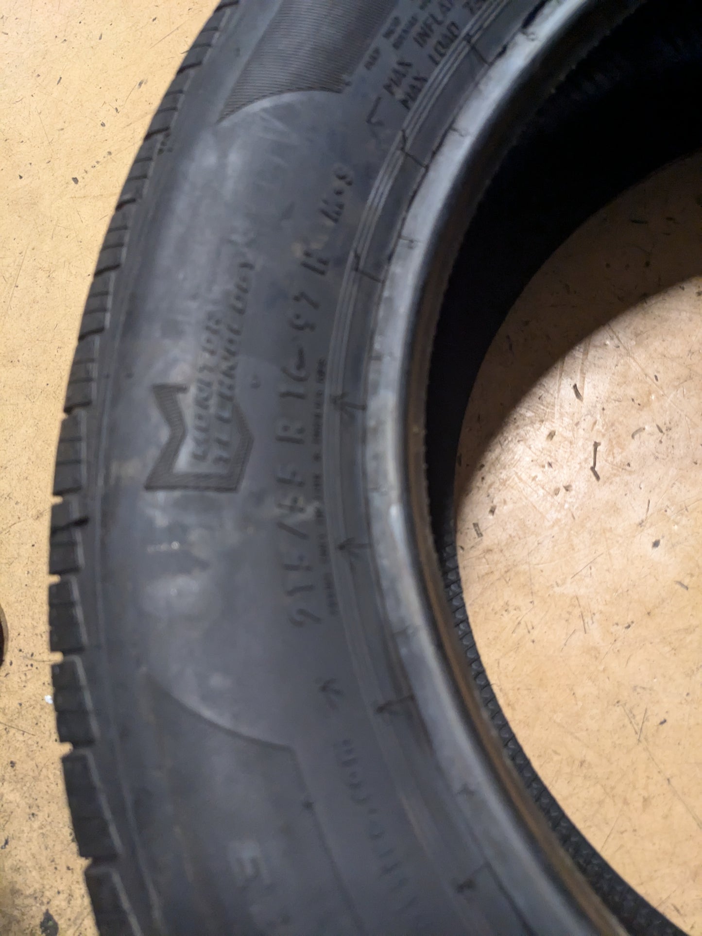 NOS GENERAL ALTIMAX RT43 BSW P 215 55 16 97H XL ALL SEASON TIRE 15497800000