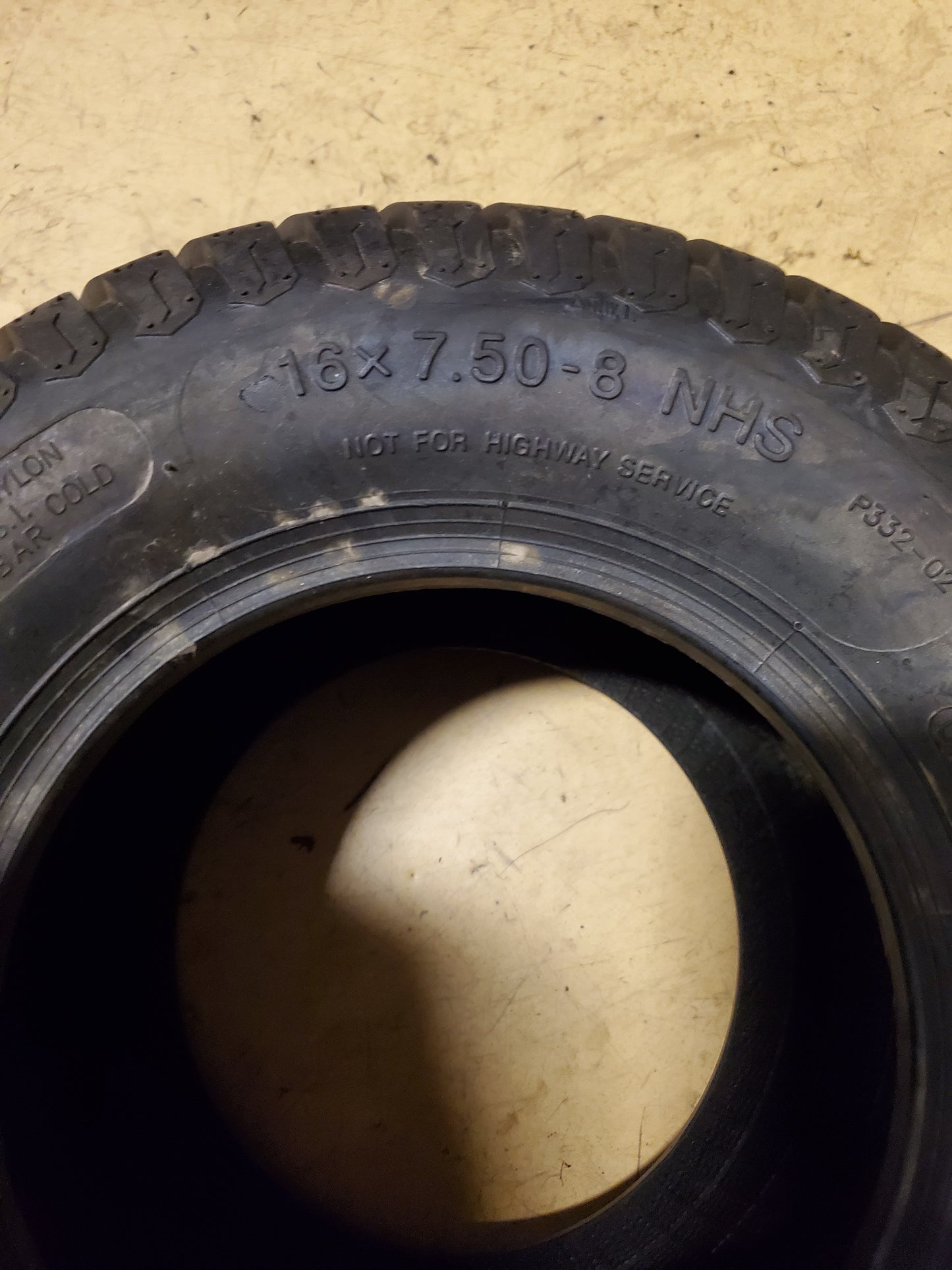 WANDA P332 67A3 BSW 16 7.5 8 4PLY LAWN TIRE W3321675084