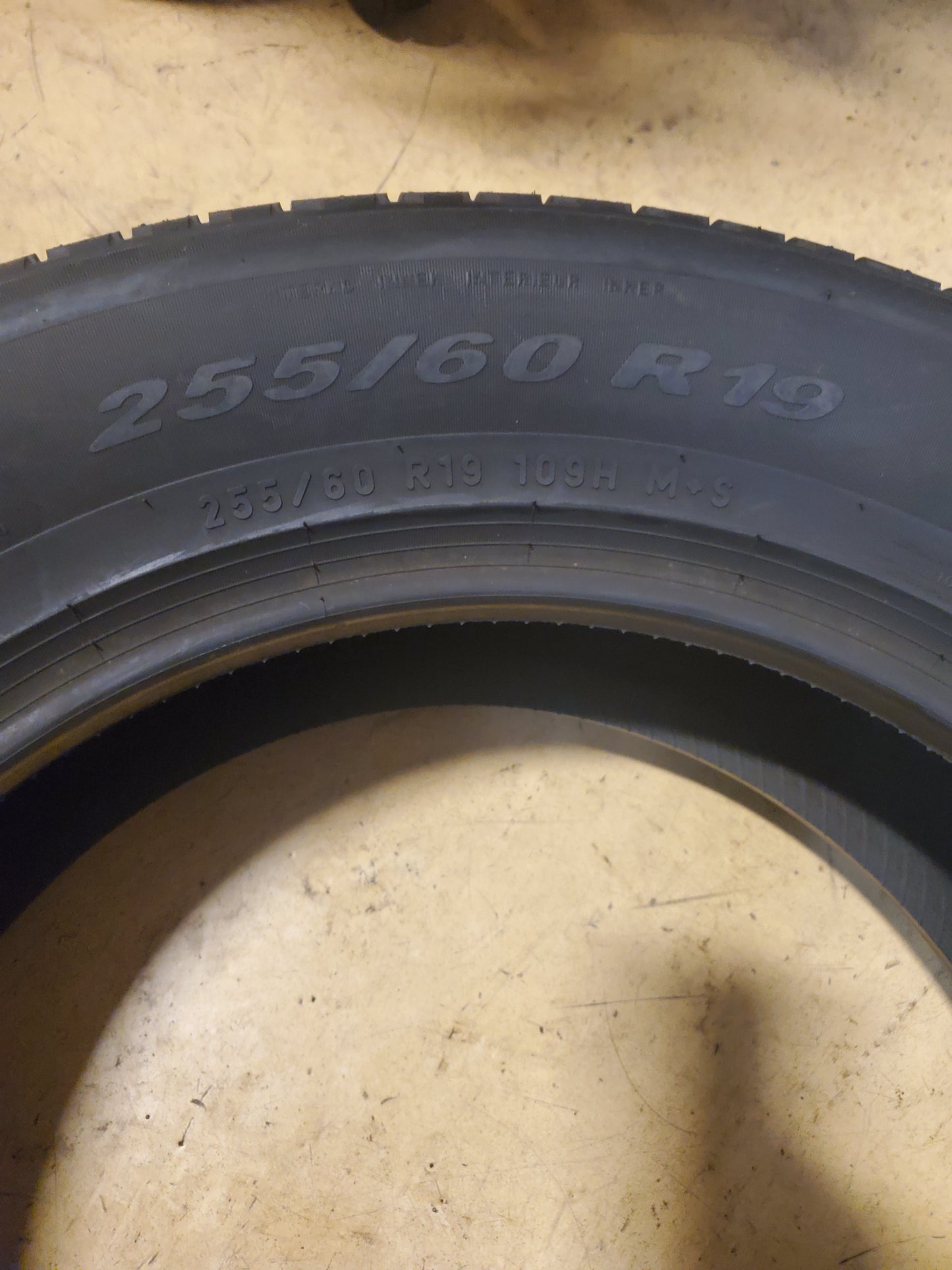 NOS PIRELLI SCORPION VERDE A/S PLUS BSW P 255 60 19 109H ALL SEASON TIRE 2448000