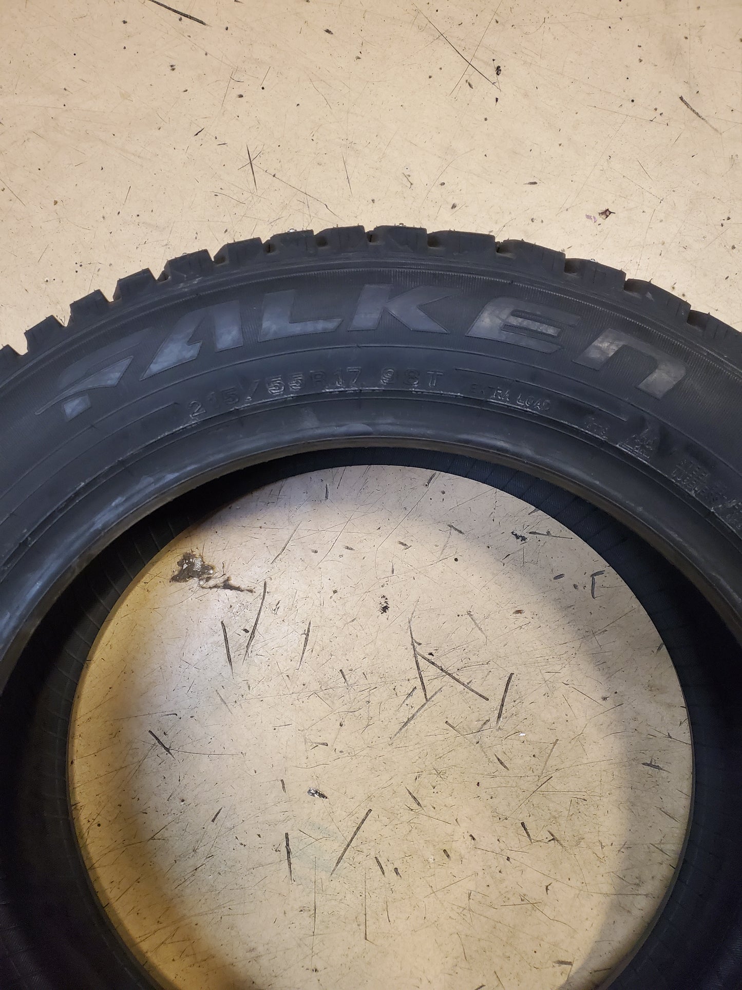 FALKEN WINTERPEAK F-ICE 1 STUDDED BSW P 215 55 17 98T XL WINTER TIRE 28384727