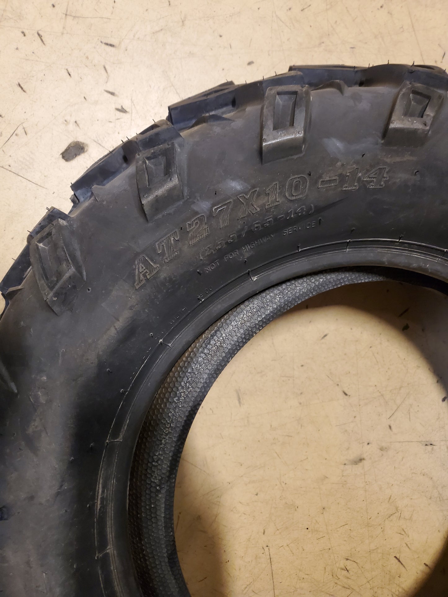 NOS SEDONA MUD REBEL BSW AT 27 10 14 54F 6PLY ATV/UTV TIRE MR271014