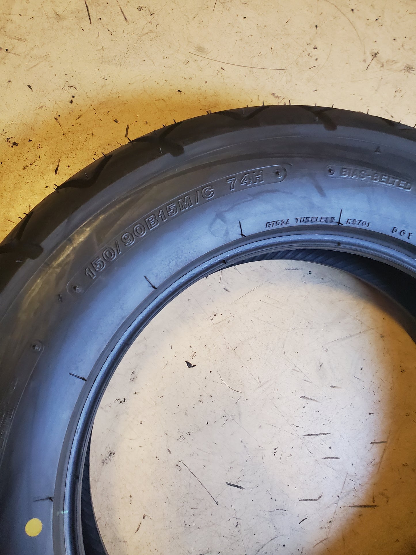 BRIDGESTONE EXEDRA G702 BSW 150 90 15 74H REAR MOTORCYCLE TIRE 57588
