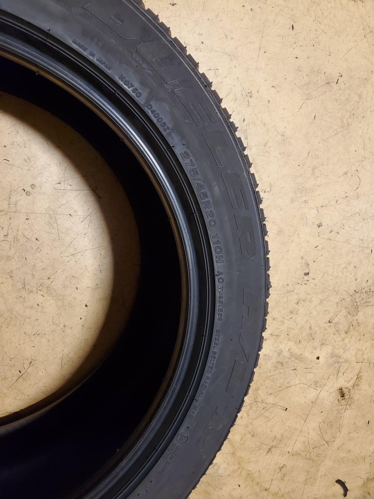 BRIDGESTONE DUELER H/L 400 BSW P 275 45 20 110H XL ALL SEASON TIRE 002687