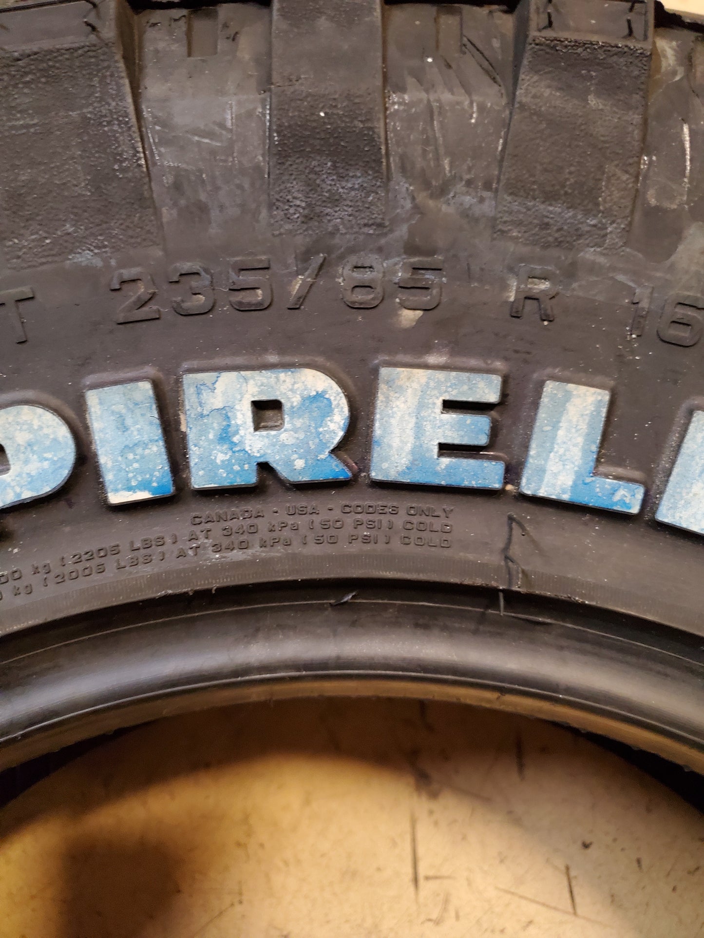 PIRELLI SCORPION MUD RWL LT 235 85 16 108/104Q 6PLY MUD TIRE 1488800