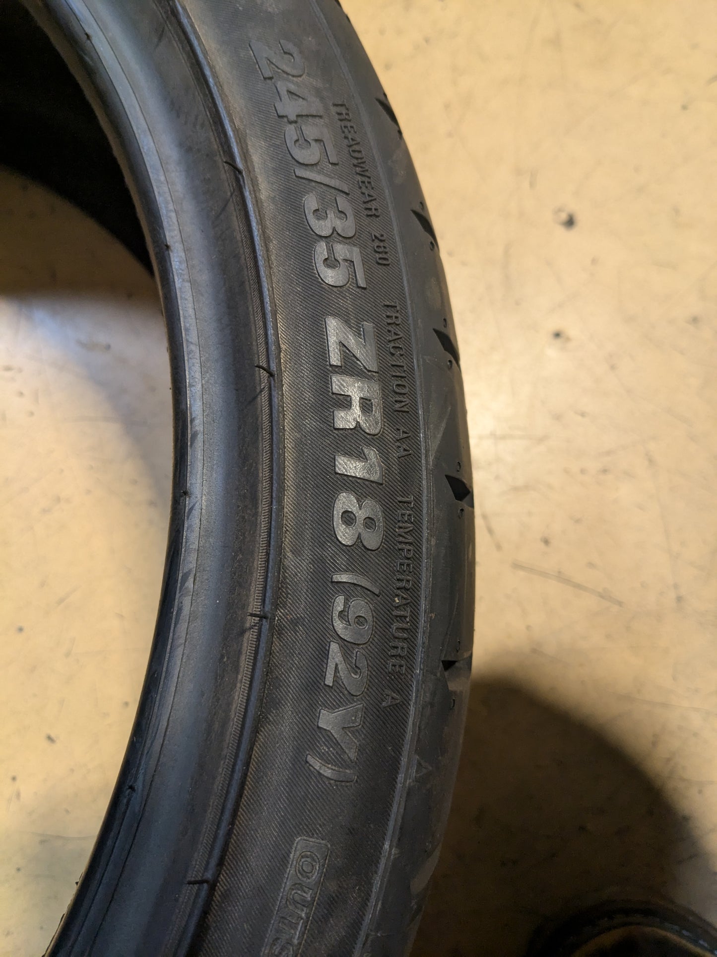 KUMHO ECSTA PS91 BSW P 245 35 18 92Y XL UHP SUMMER TIRE 2167323