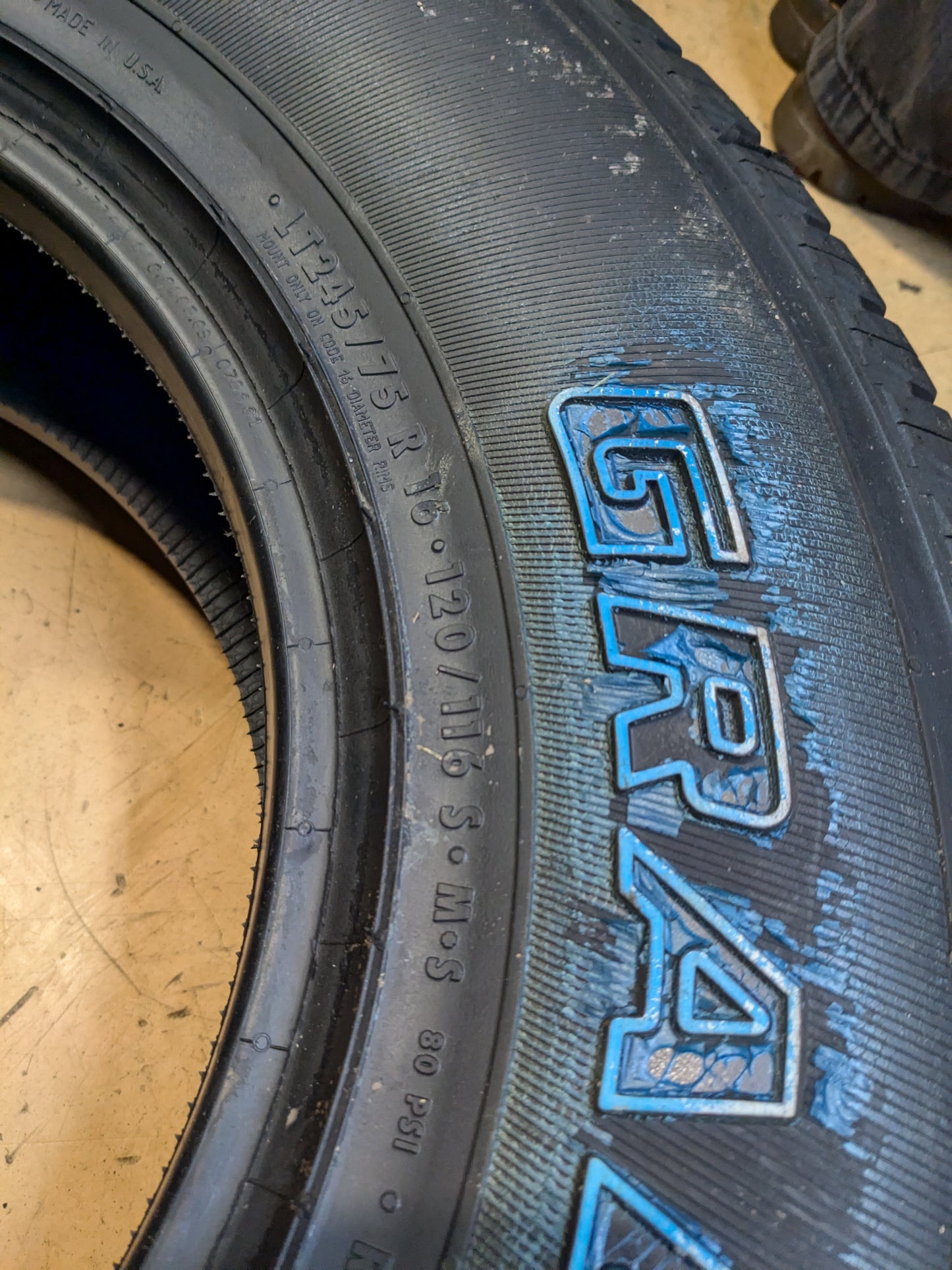 GENERAL GRABBER HTS60 RWL LT 245 75 16 120/116S LRE 10PLY HIGHWAY TERRAIN TIRE 04505100000