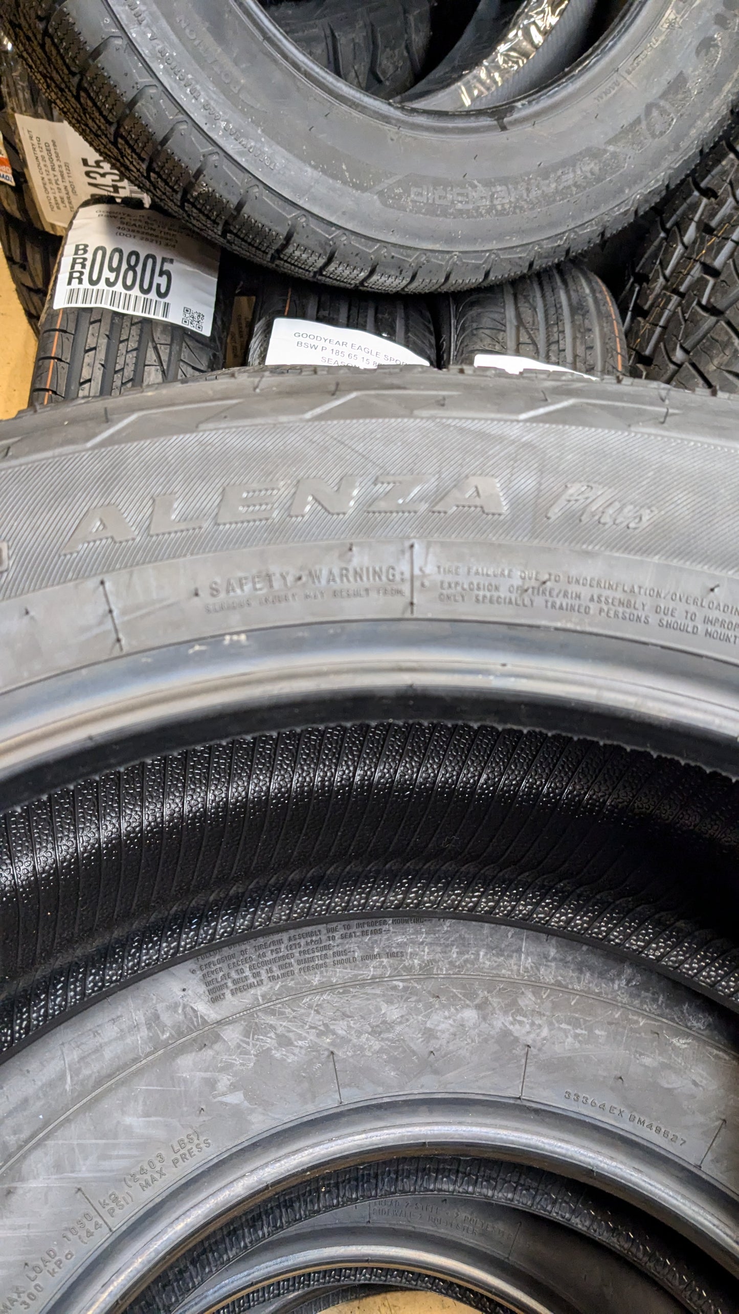 BRIDGESTONE ALENZA PLUS BSW P 275 55 20 111H ALL SEASON TIRE 001733