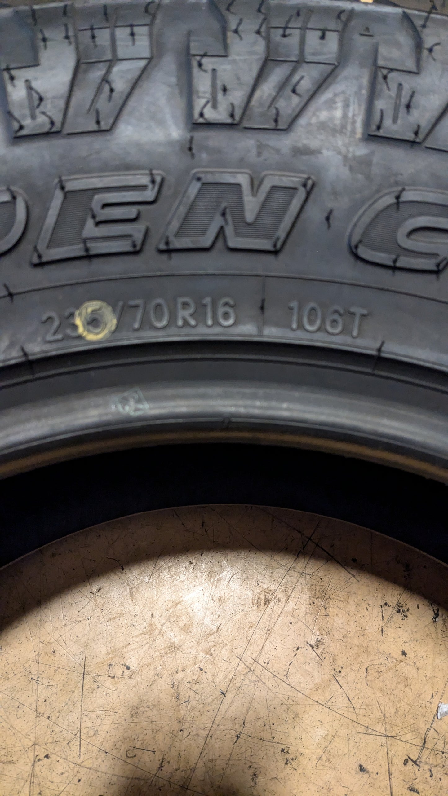 TOYO OPEN COUNTRY A/T 3 BSW P 235 70 16 106T ALL TERRAIN TIRE 356110