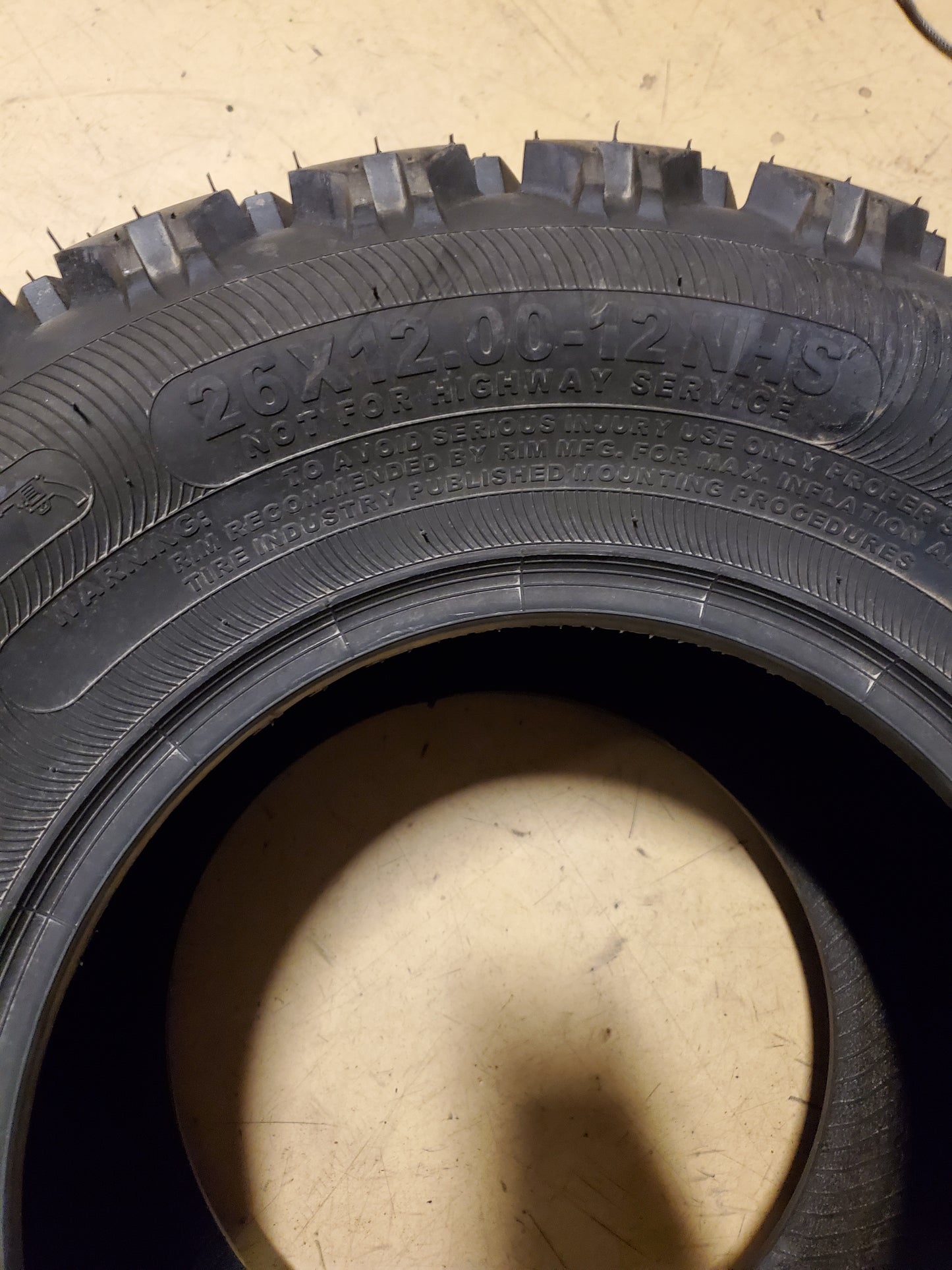 OTR 350 MAG BSW  26 12 12 86J 6PLY ATV/UTV TIRE T24350626120012