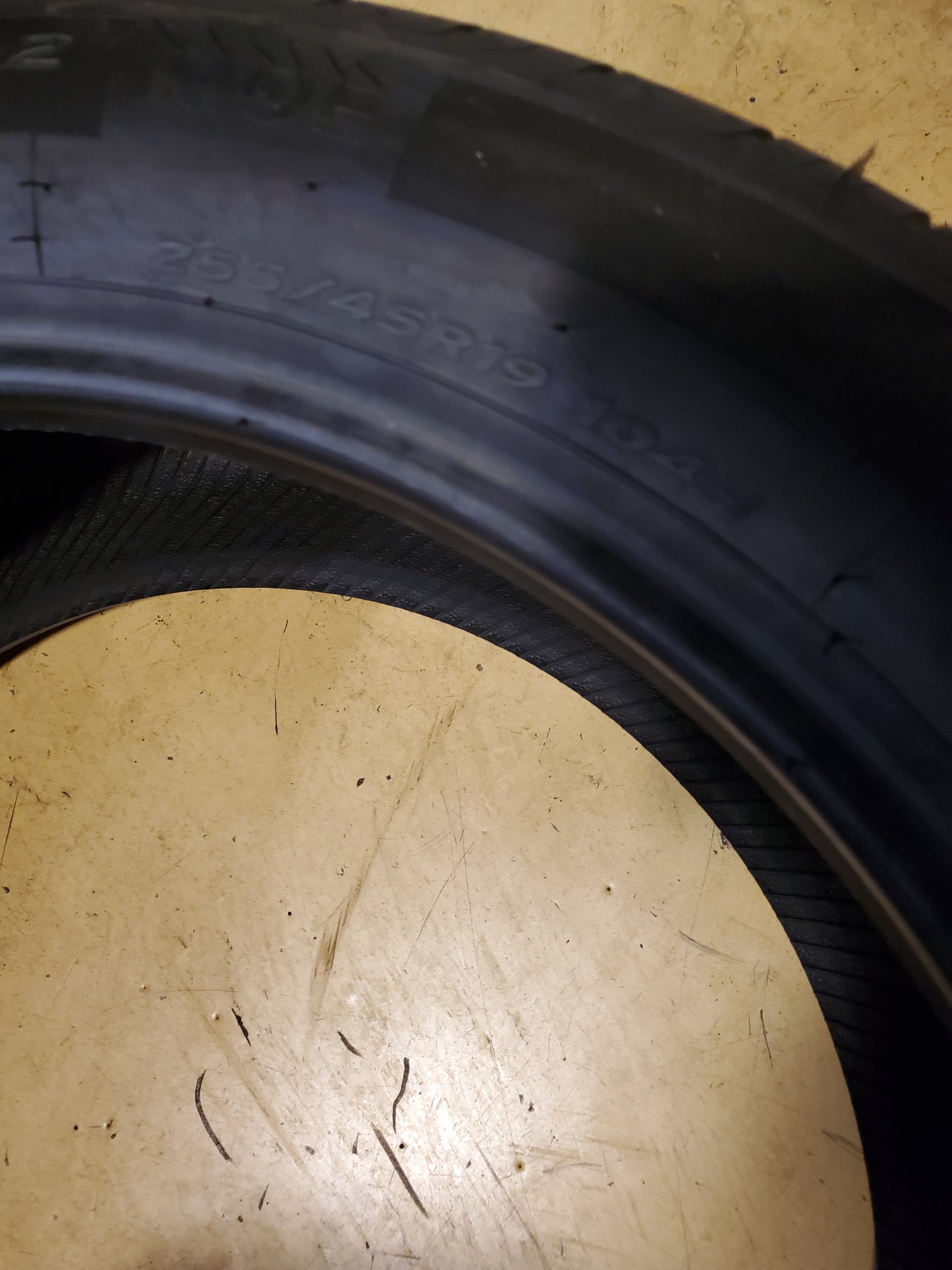 NOS HANKOOK VENTUS S1 NOBLE2 MOE BSW P 255 45 19 104H XL UHP TIRE 1022328