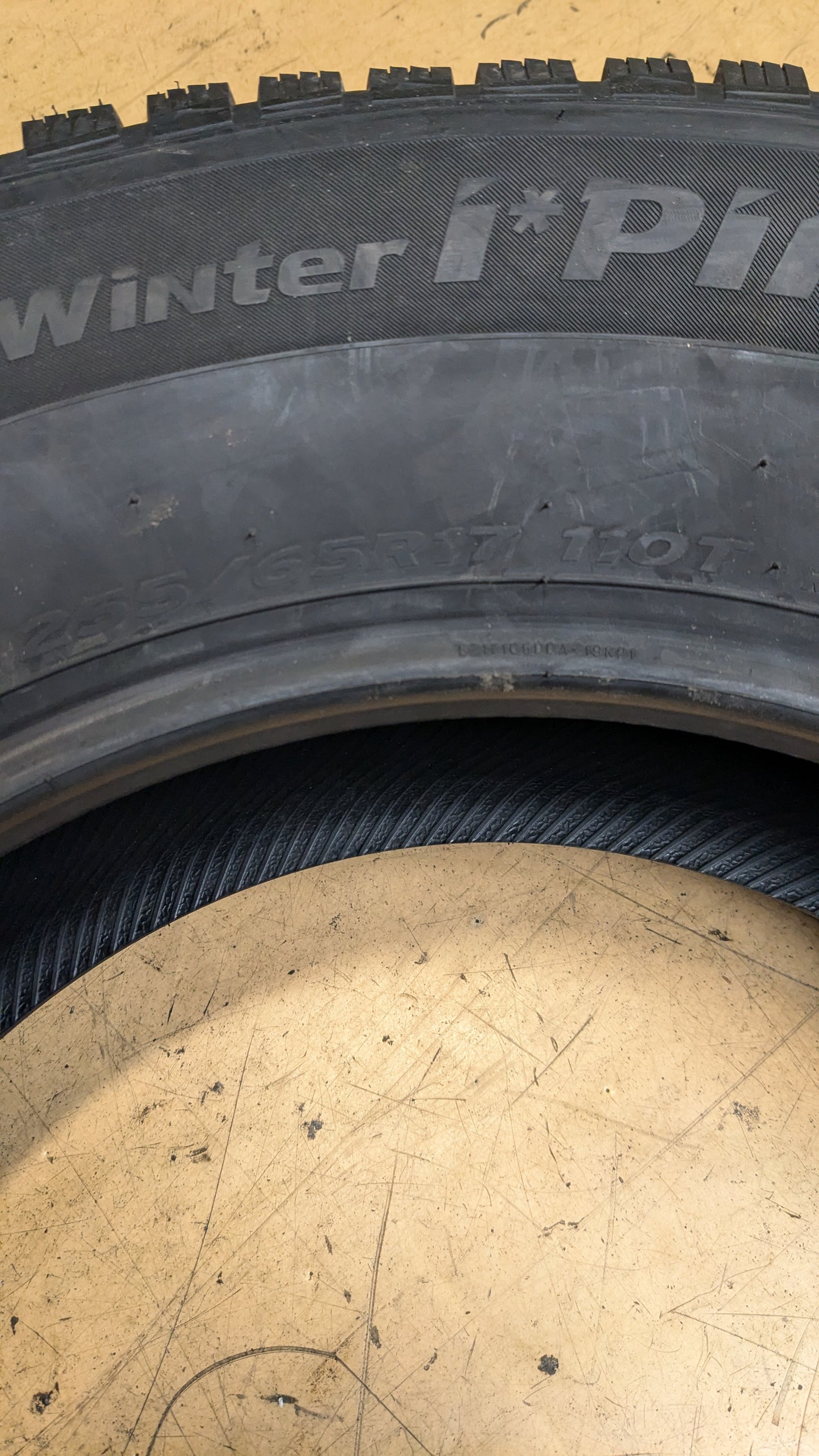 HANKOOK WINTERIPIKE X BSW P 255 65 17 110T WINTER TIRE 1028937