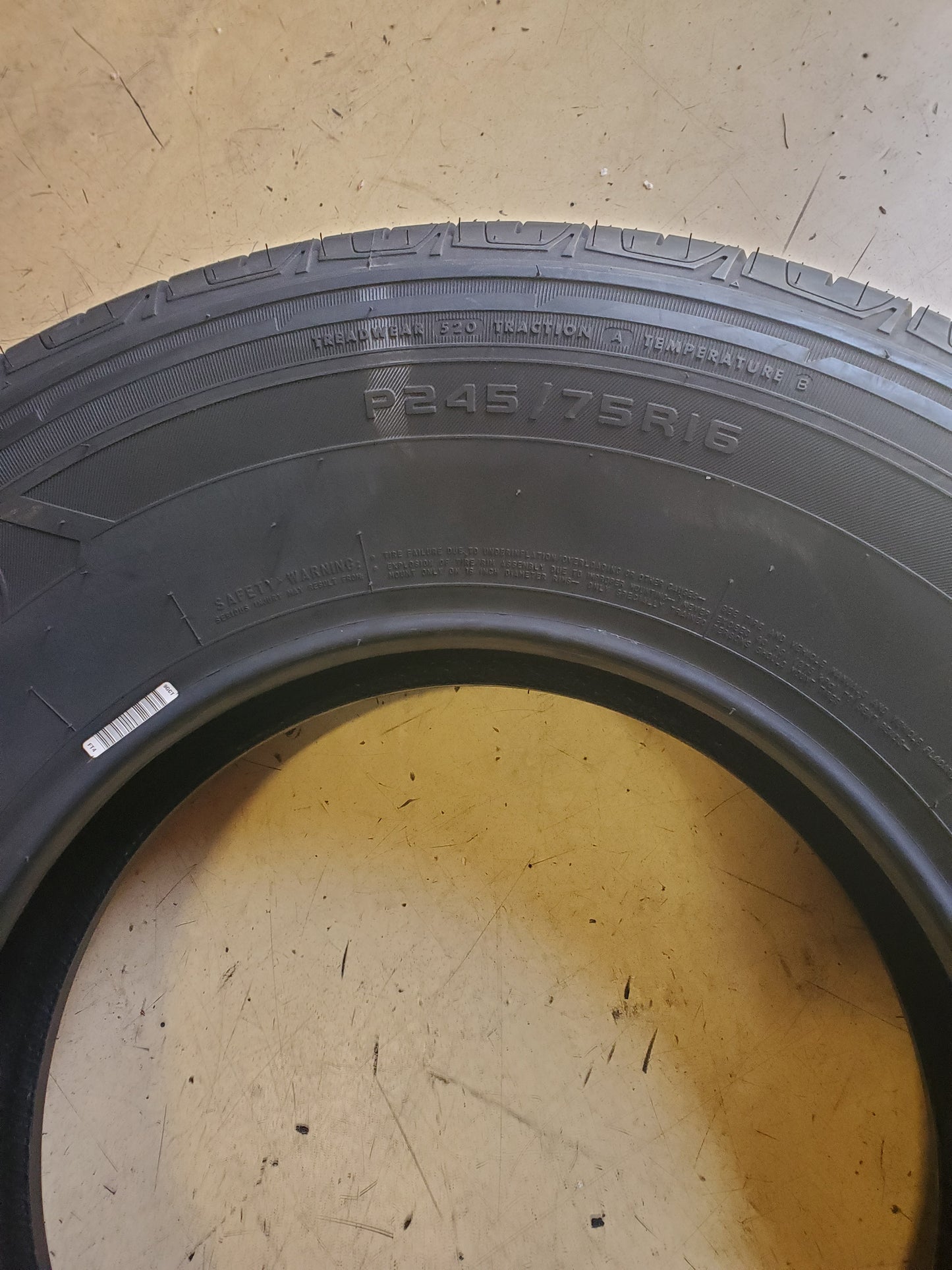 FIRESTONE DESTINATION LE2 BSW P 245 75 16 109S ALL SEASON TIRE 000223