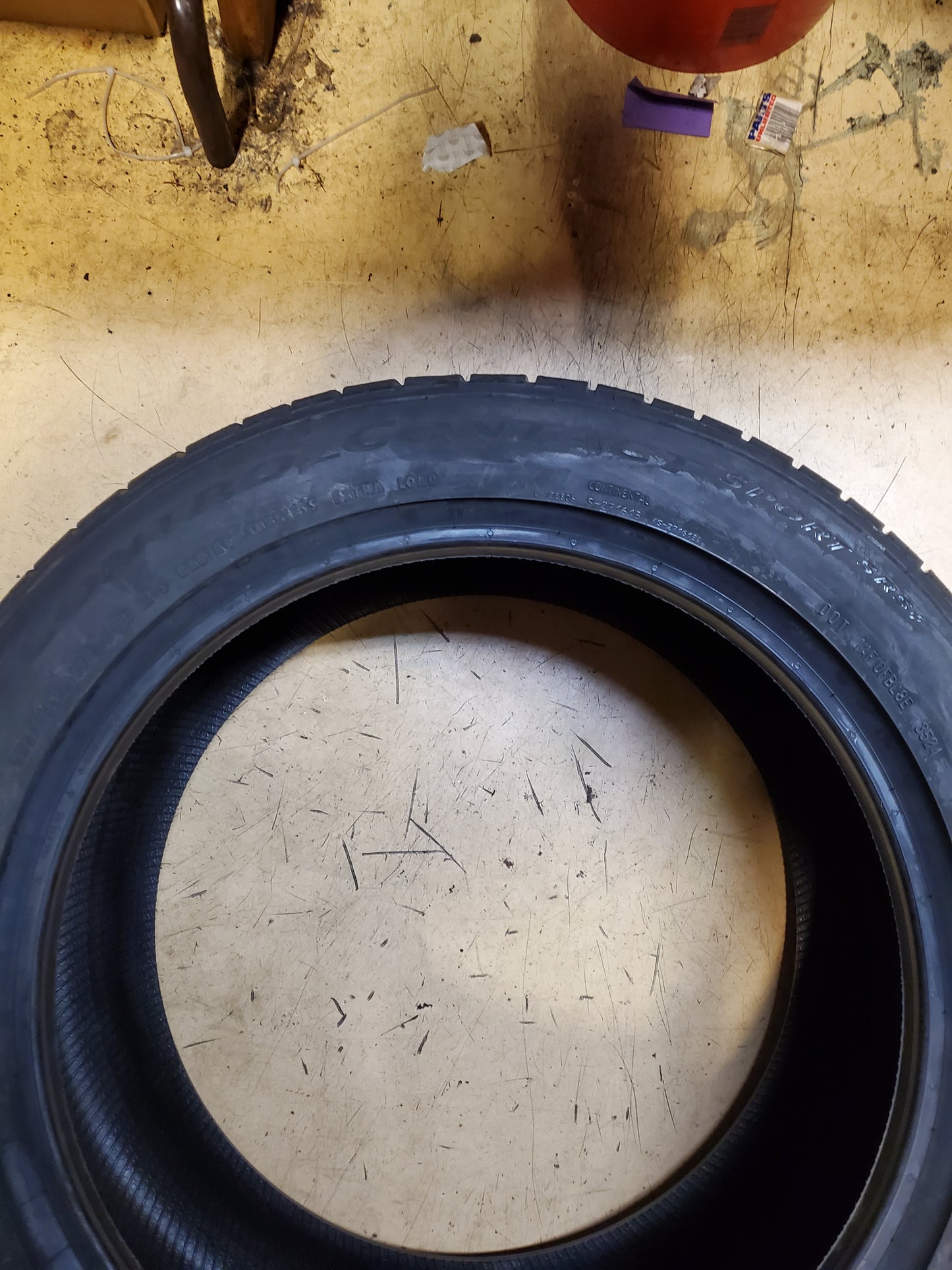 CONTINENTAL CONTROLCONTACT SPORT SRS+ P 255 45 19 104W XL UHP TIRE 15580440000