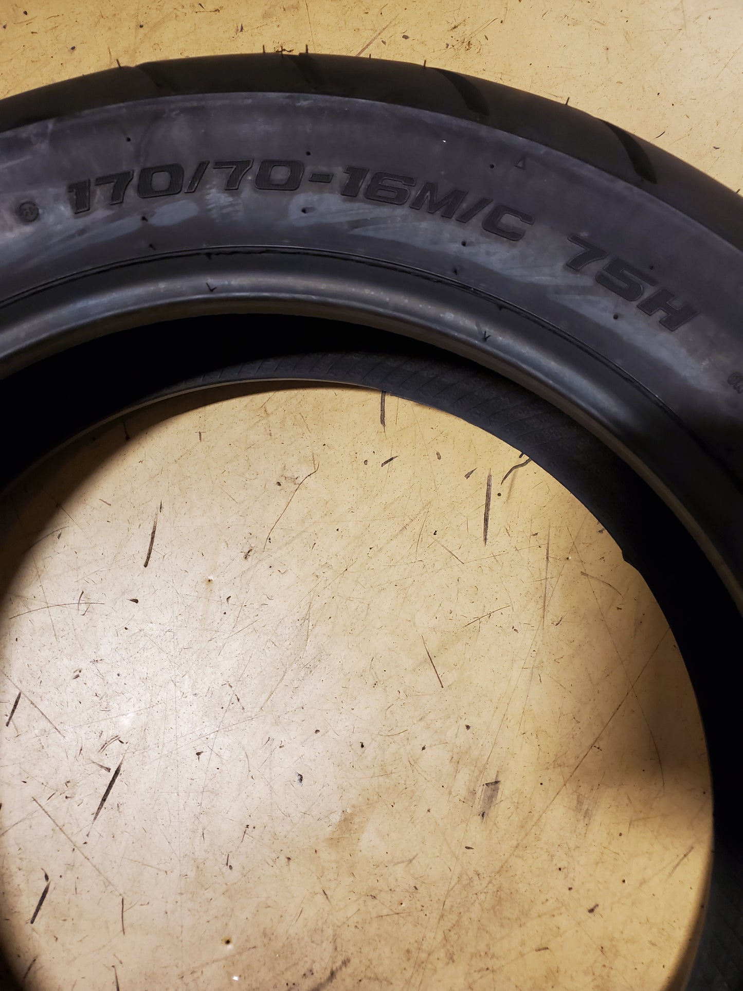 SHINKO SR999 LONG HAUL BSW 170 70 16 75H REAR MOTORCYCLE TIRE 874913