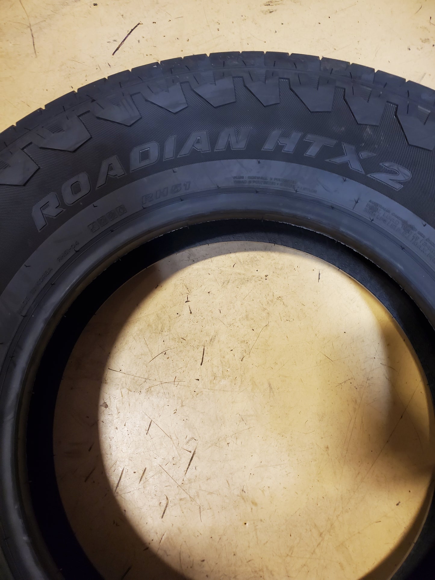 NEXEN ROADIAN HTX2 BSW P 245 75 17 112S ALL WEATHER TIRE 11717NXK