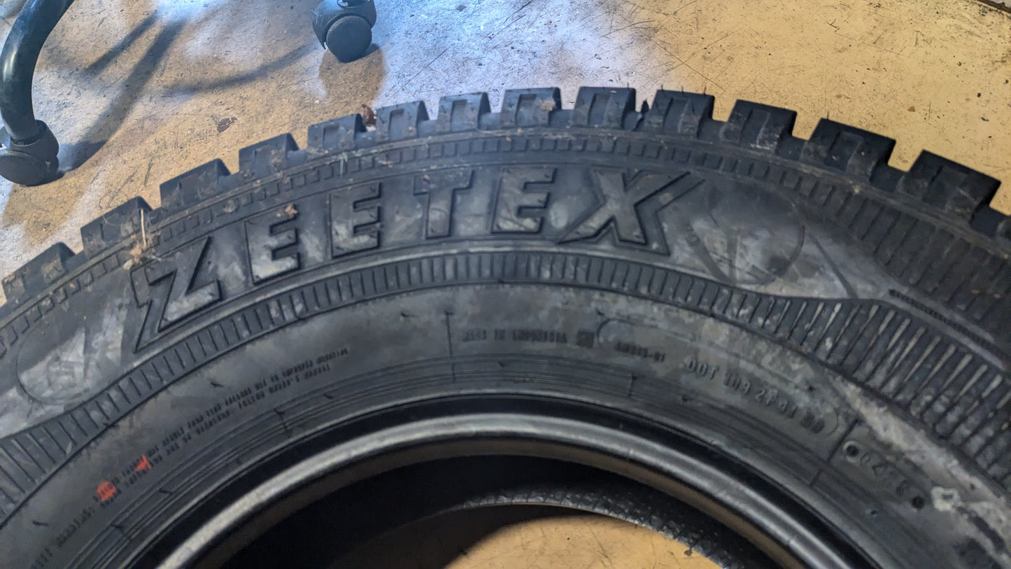 ZEETEX AT 1000 BSW P 285 75 16 126/123R 10PLY ALL TERRAIN TIRE 1200032169