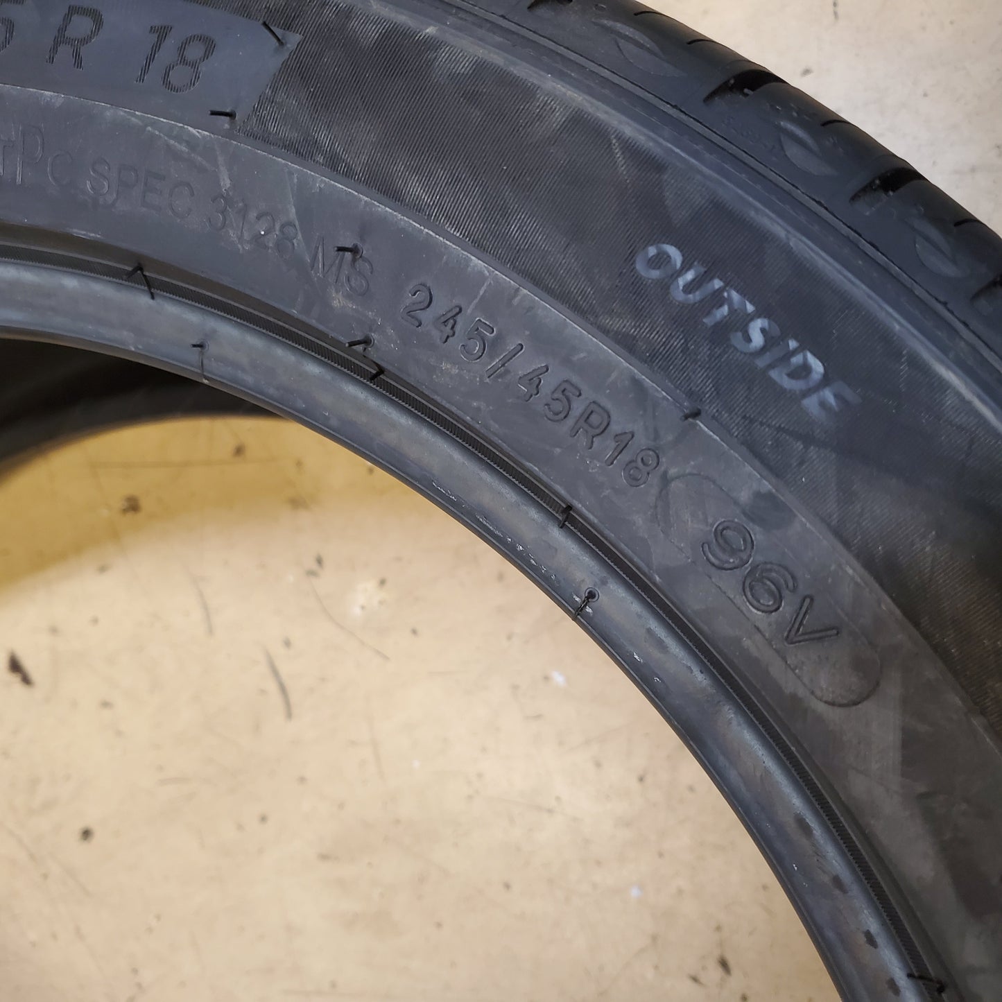 MICHELIN PRIMACY TOUR A/S P 245 45 18 96V ALL SEASON TIRE 28111